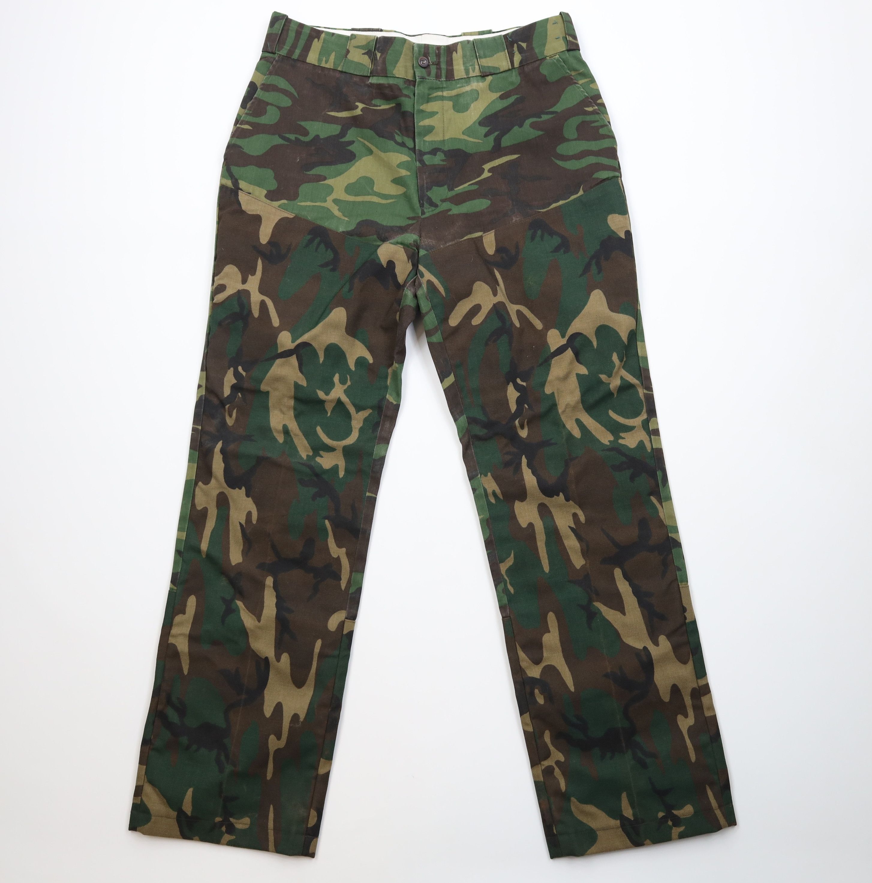 Vintage 80s 90s Streetwear Camouflage Field Brush Pants USA