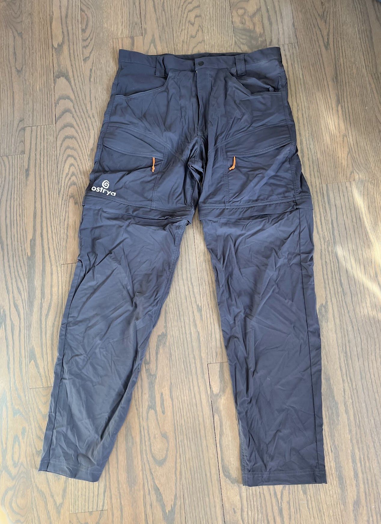 Ostrya Ostrya Gray Hiking Pants Cutoff Shorts Size US 34 / EU 50 - 1 Thumbnail