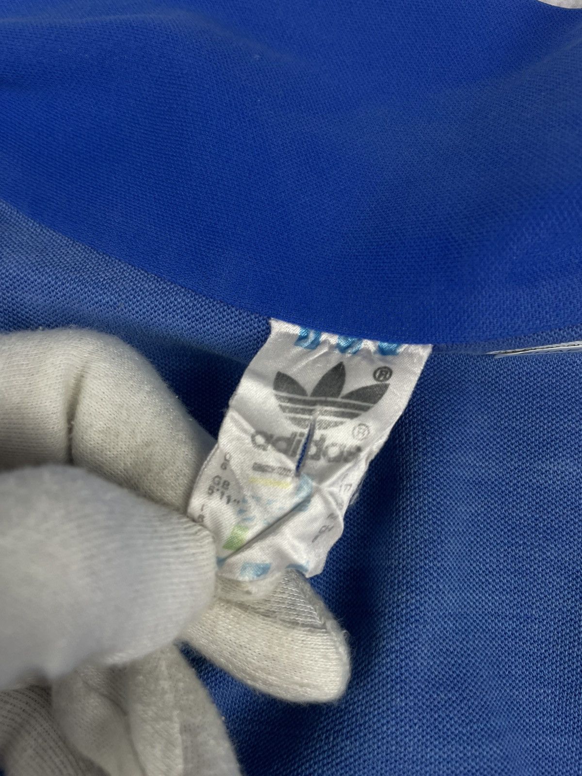 Adidas Vintage Adidas 80s 90s Made in Hong Kong Blue Track Jacket Size US M / EU 48-50 / 2 - 11 Thumbnail