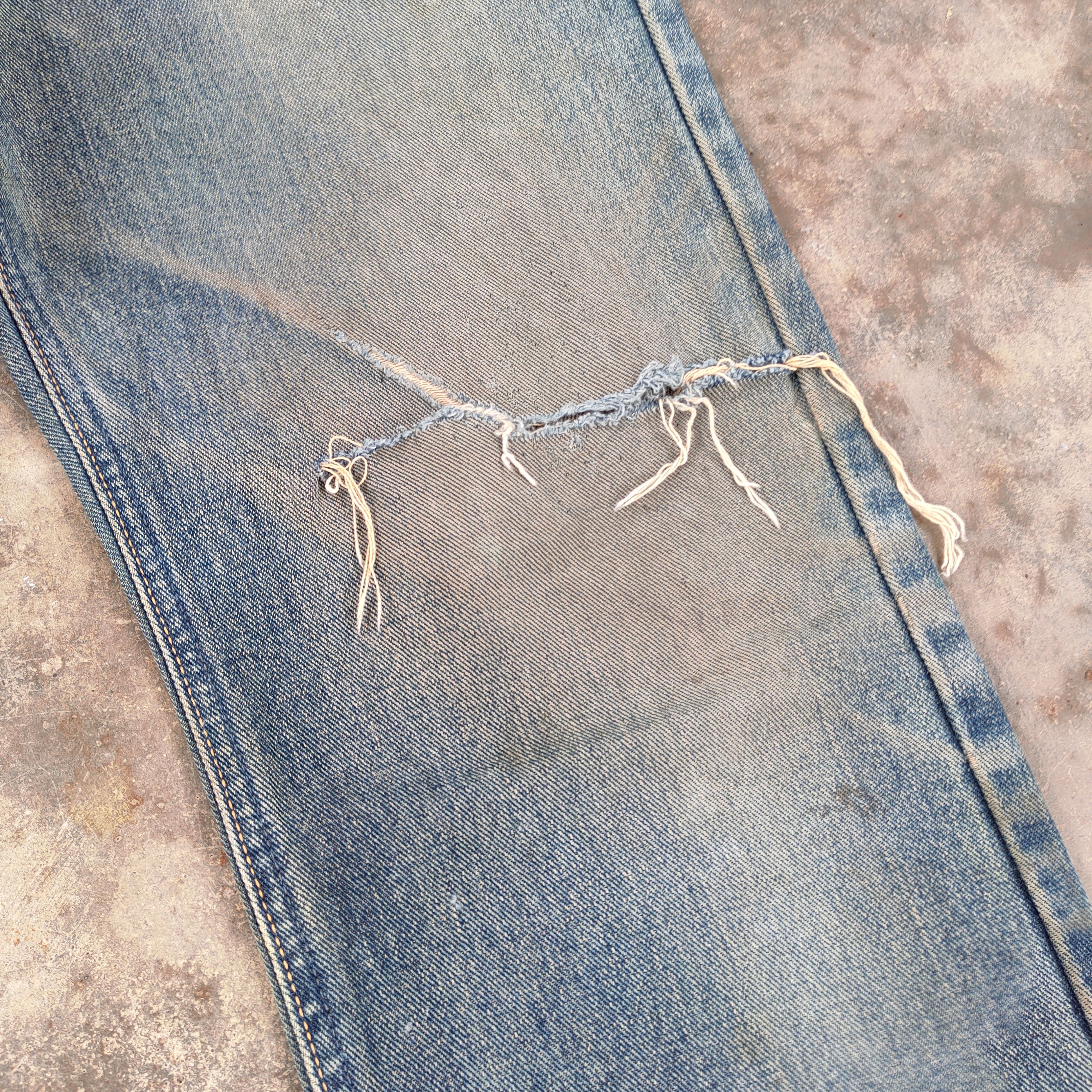 Edwin Vintage Edwin rusty faded distressed jeans denim pants Size US 32 / EU 48 - 6 Thumbnail