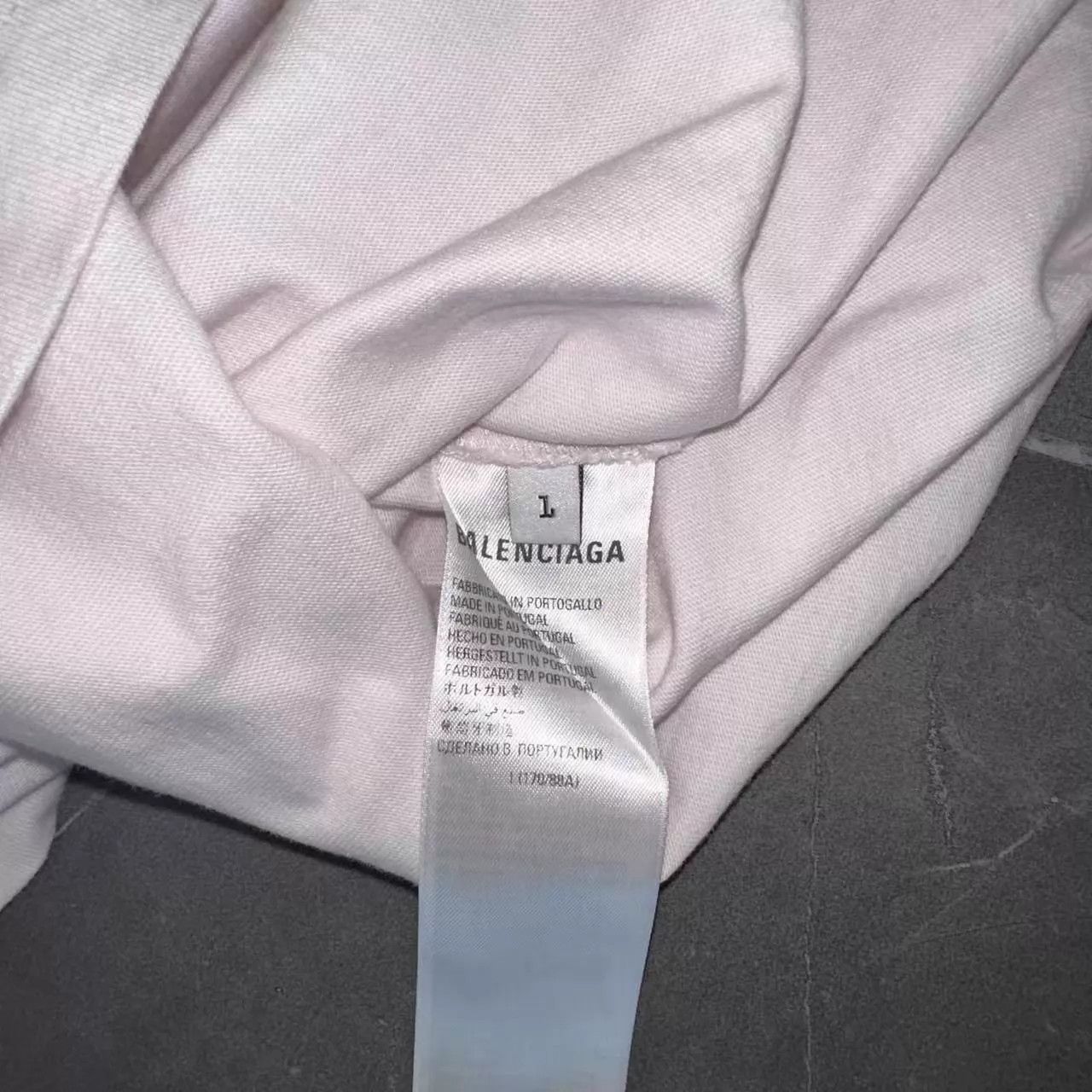 Balenciaga Balenciaga Tape Embroidered Logo Short Sleeve L Size L / US 10 / IT 46 - 6 Thumbnail