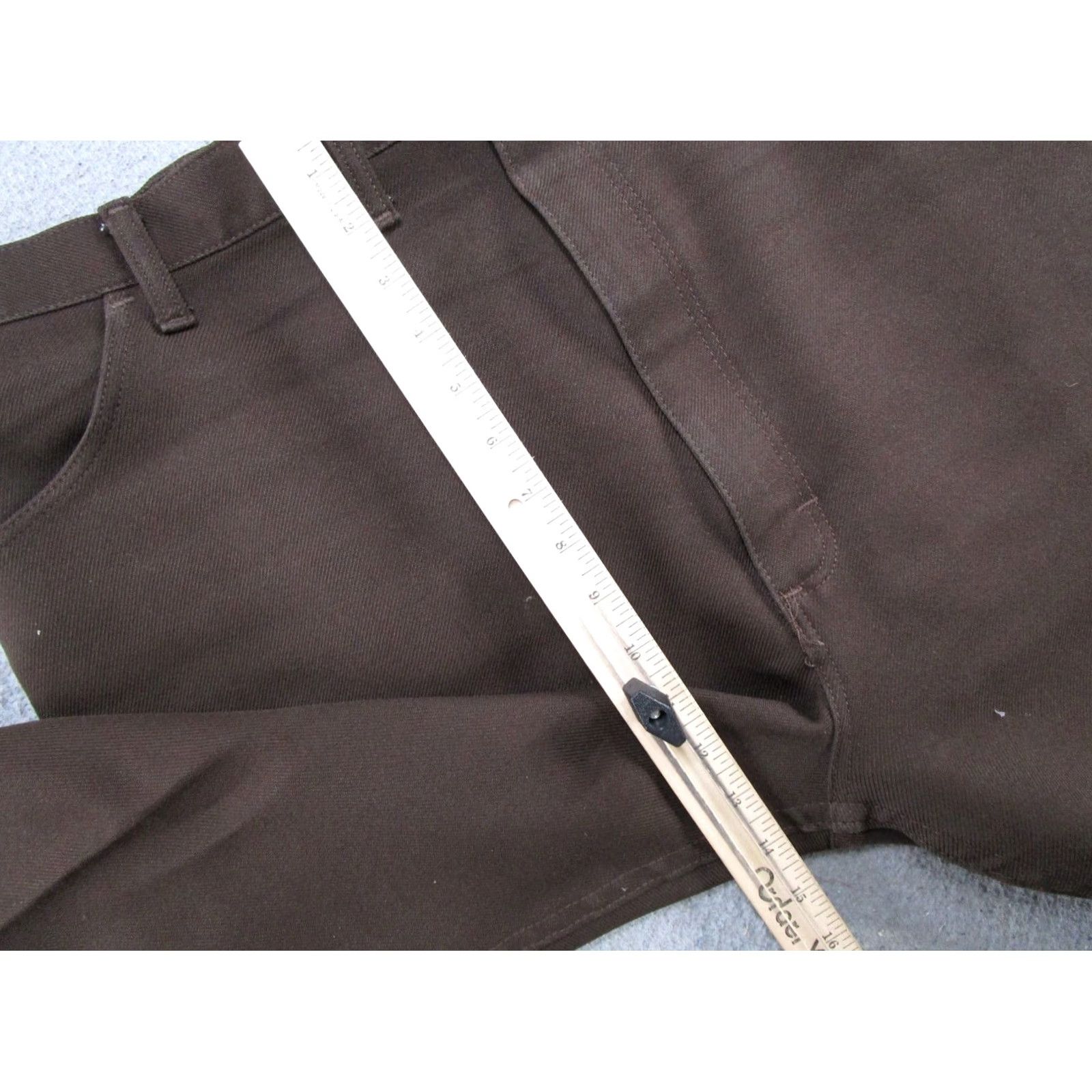 Wrangler VINTAGE Wrangler 82BN Jeans Mens 48x32 Brown Bootcut Disco Rockabilly Jeans Wrangler 82BN Mens Brown Bootcut 48x32 Size US 32 / EU 48 - 6 Thumbnail
