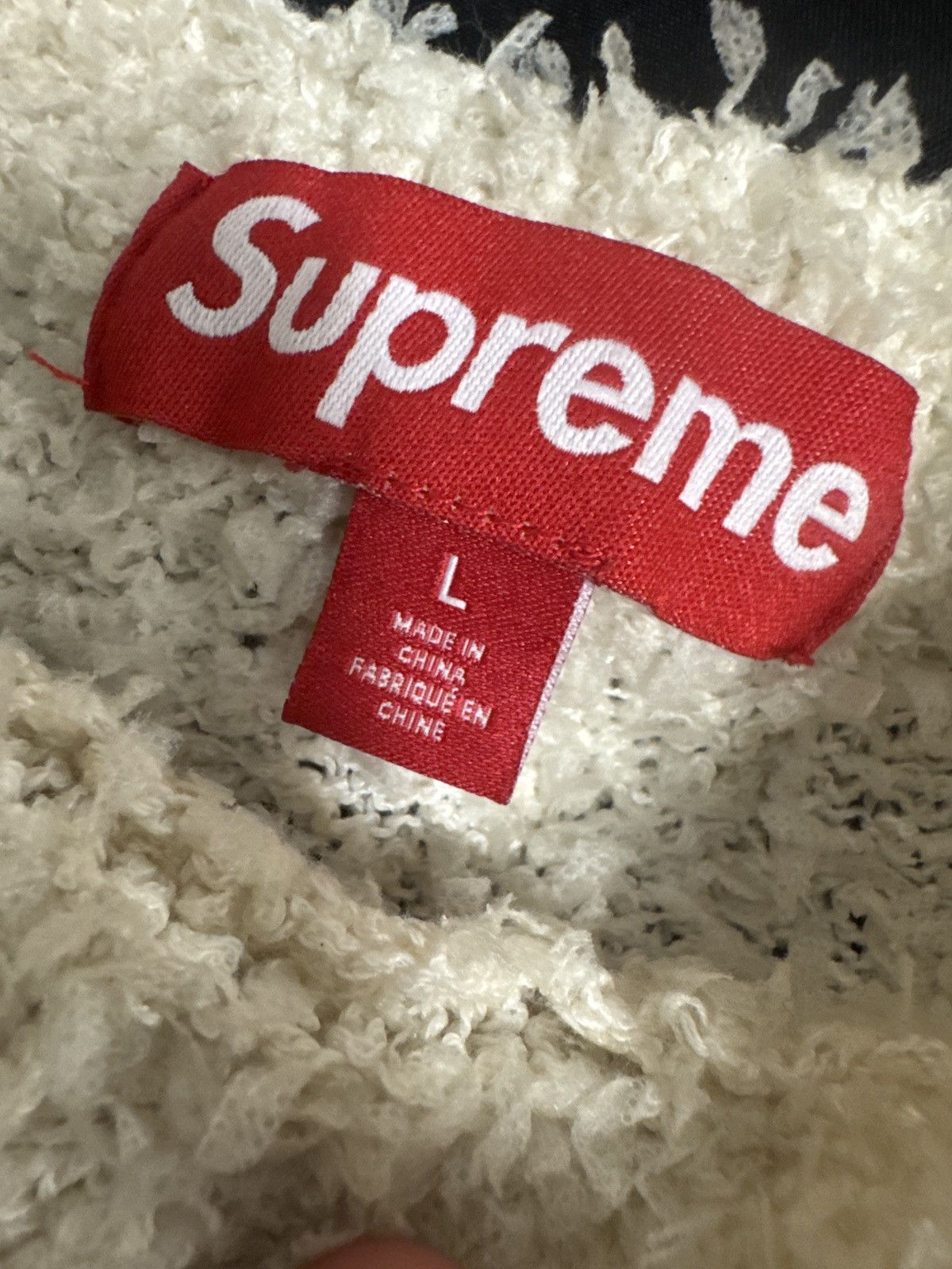 Supreme Supreme SS25 Textured Arc Sweater Cream Size L Size US L / EU 52-54 / 3 - 2 Thumbnail