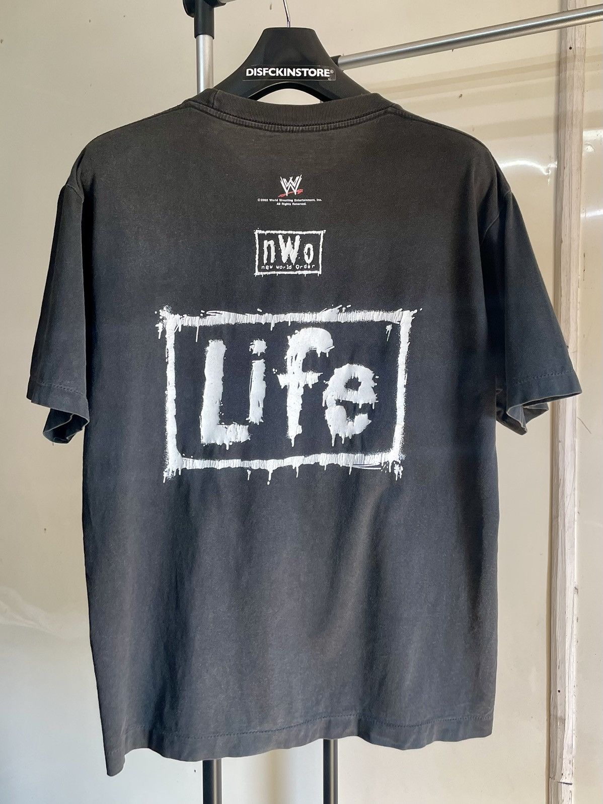 WWE Vintage 2002 WWE NWO 4 Life Promo Tee Size US L / EU 52-54 / 3 - 1 Thumbnail