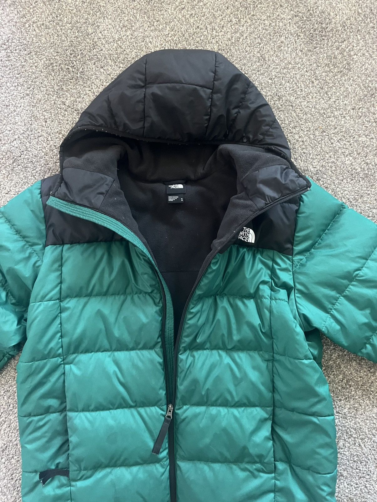 The North Face Green and black North face puffer Size US XL / EU 56 / 4 - 3 Thumbnail