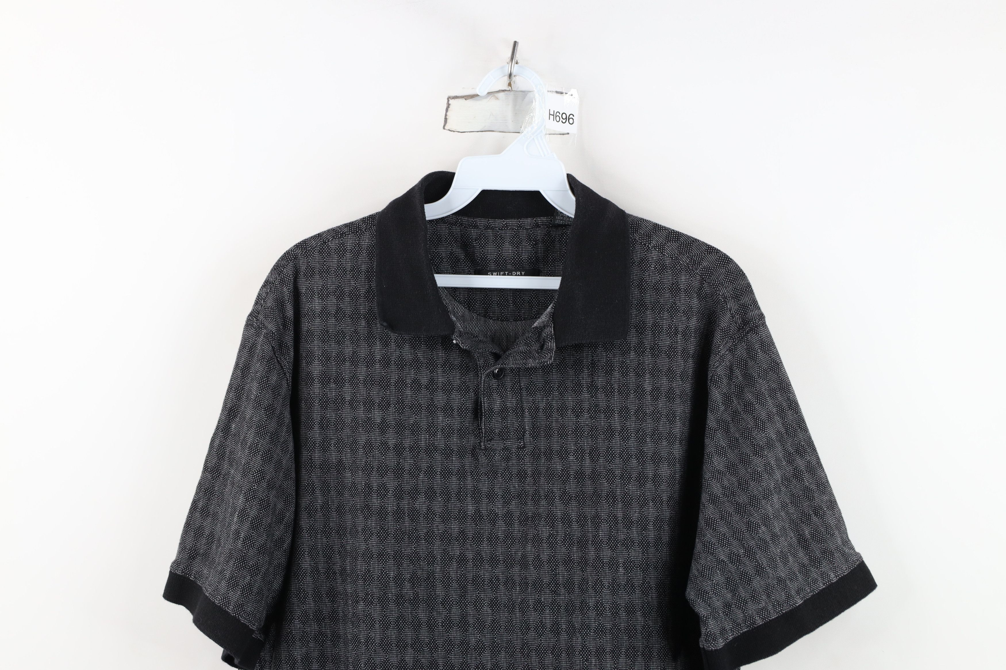 Vintage Vintage Streetwear Diamond Collared Golf Polo Shirt Black Size US L / EU 52-54 / 3 - 2 Thumbnail