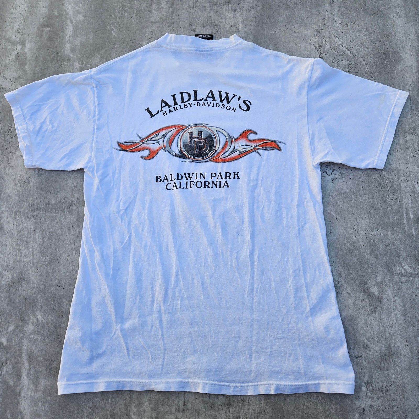 Harley Davidson Harley Davidson Y2K Shirt Woman's Medium White 2002 Size M / US 6-8 / IT 42-44 - 6 Thumbnail