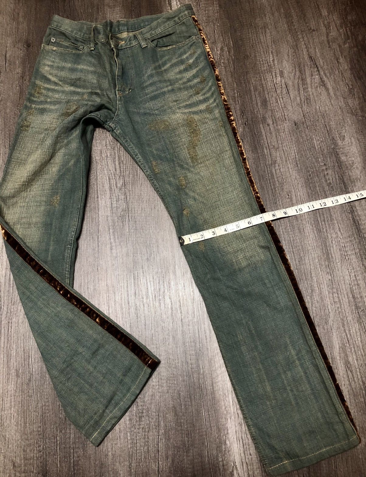 If Six Was Nine × Japanese Brand × Vintage Japanese Brand Traverse Distressed denim Jeans Size 30" / US 8 / IT 44 - 13 Thumbnail