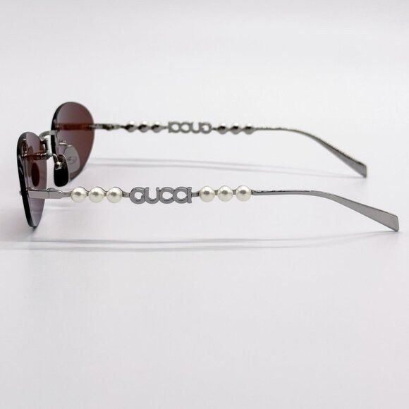 Gucci NEW GUCCI GG1922S 002 SUNGLASSES WOMEN OVAL EYEWEAR GUCC Size ONE SIZE - 9 Thumbnail