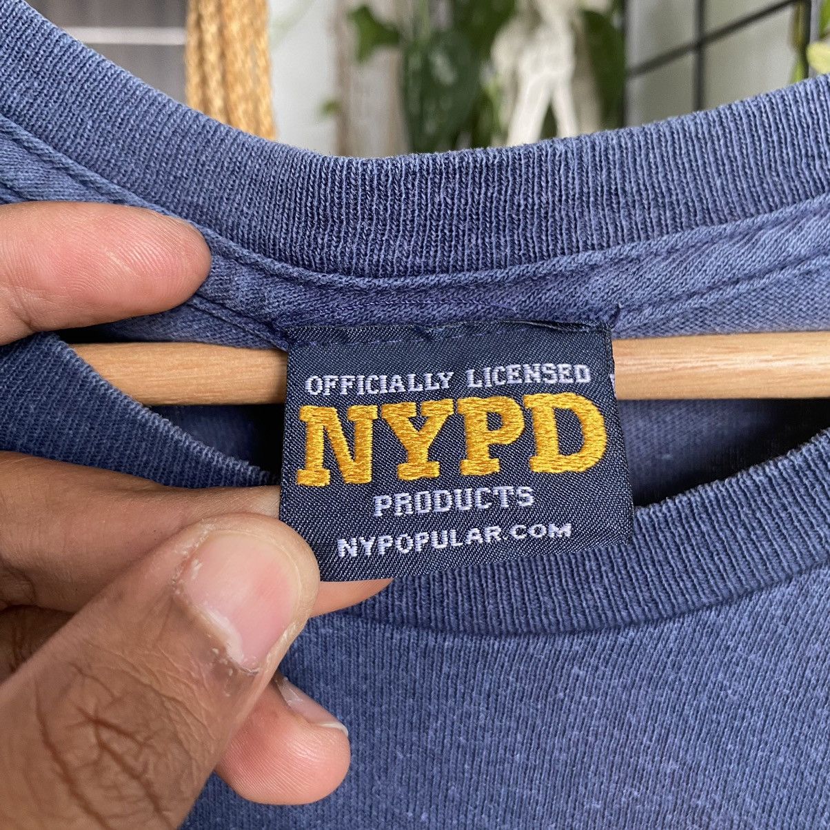 Vintage Thrashed Faded Vintage Y2K NYPD ERD GRUNGE GRAIL OG TSHIRT Size US M / EU 48-50 / 2 - 4 Thumbnail
