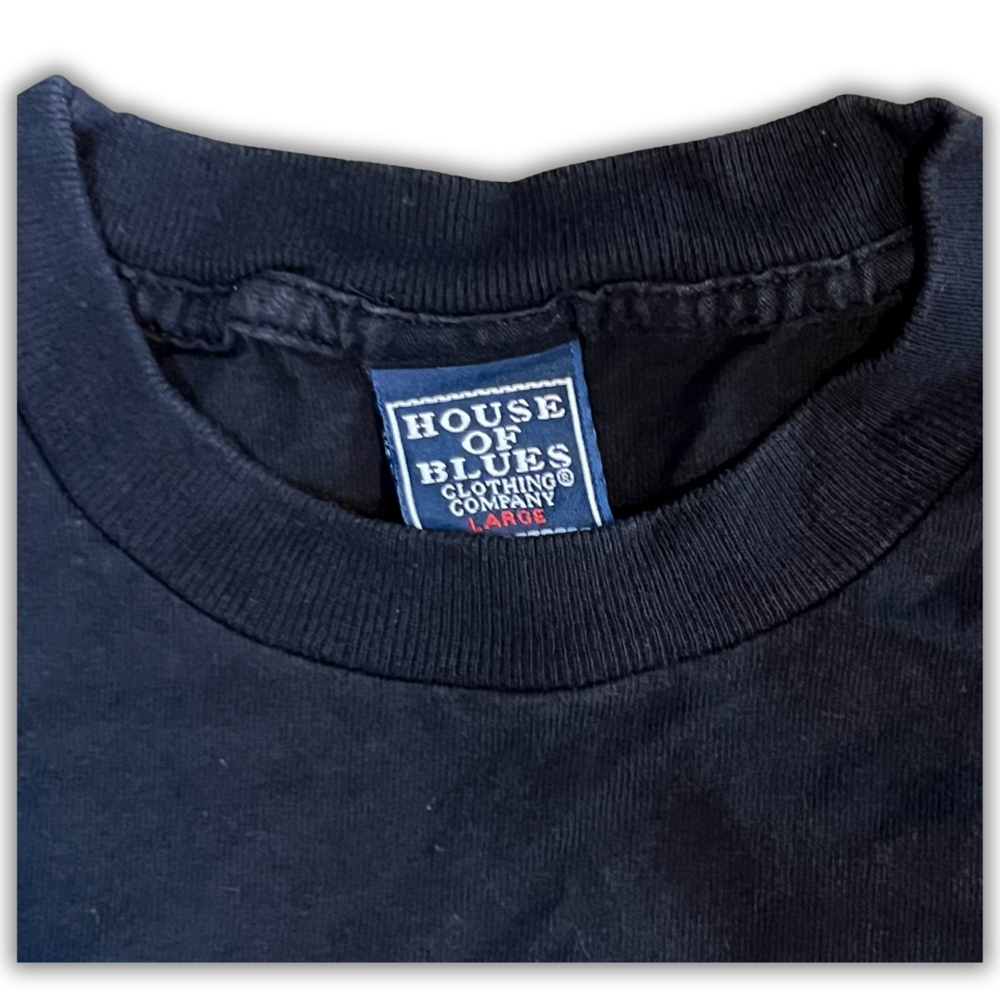 Other Vintage House Of Blues Myrtle Beach Black T-Shirt New Orlean Size US L / EU 52-54 / 3 - 6 Thumbnail