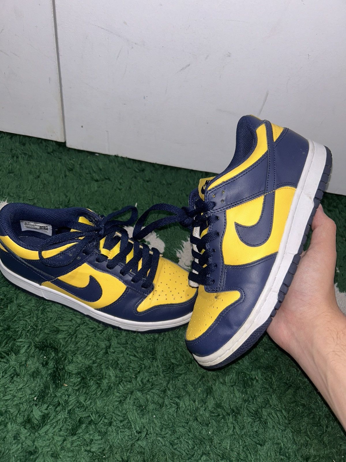 Nike Size 6 - Nike Dunk Low Michigan 2021 Preowned No Box Size US 6 / EU 39 - 1 Thumbnail