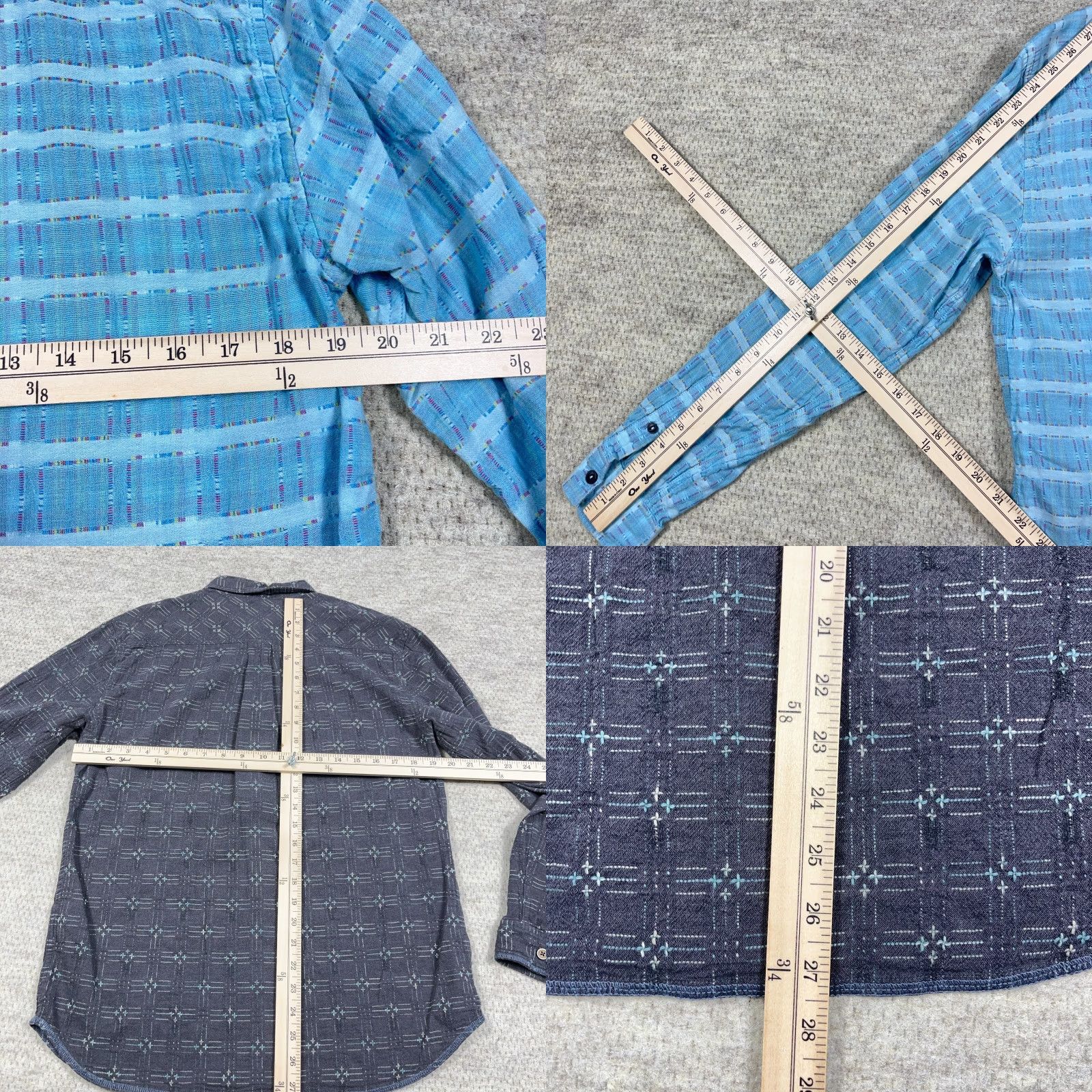 Carbon2Cobalt Carbon 2 Cobalt Shirt Men S Blue Plaid Button-Up Cam P Flannel Lot Of 2 Size US S / EU 44-46 / 1 - 8 Thumbnail