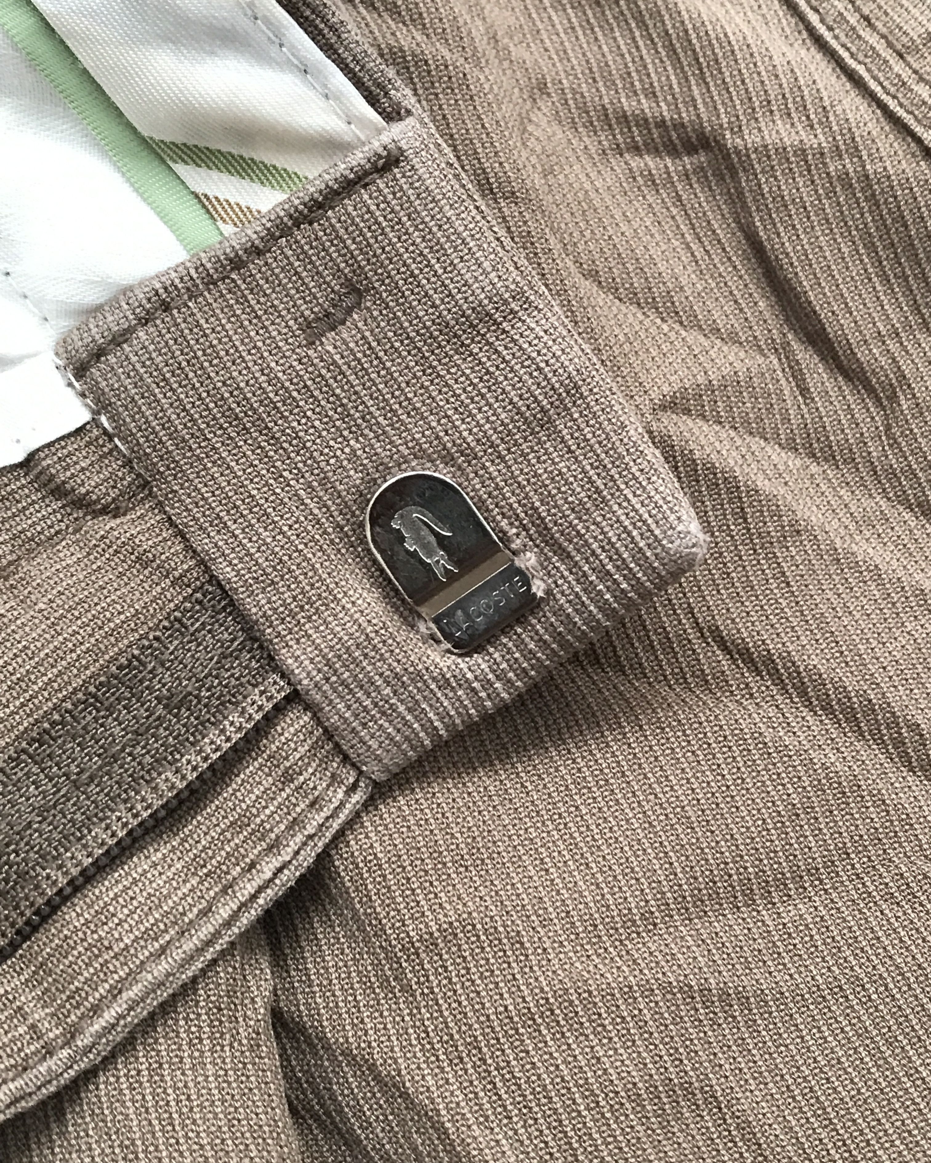 Lacoste Vintage Lacoste Chinos Longpants Semi Corduroy Size US 34 / EU 50 - 5 Thumbnail