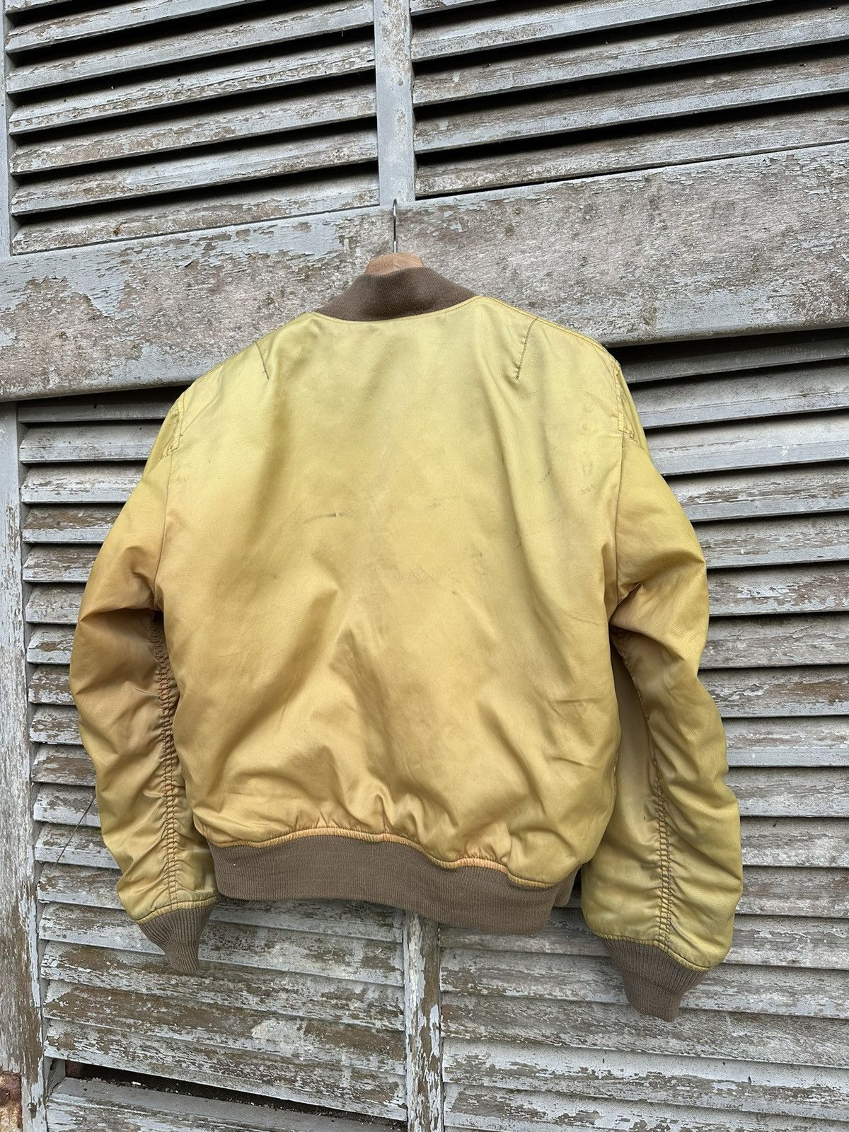 🪖Vintage THRASHED MA1 Man Intermediate Westop Bomber Jacket