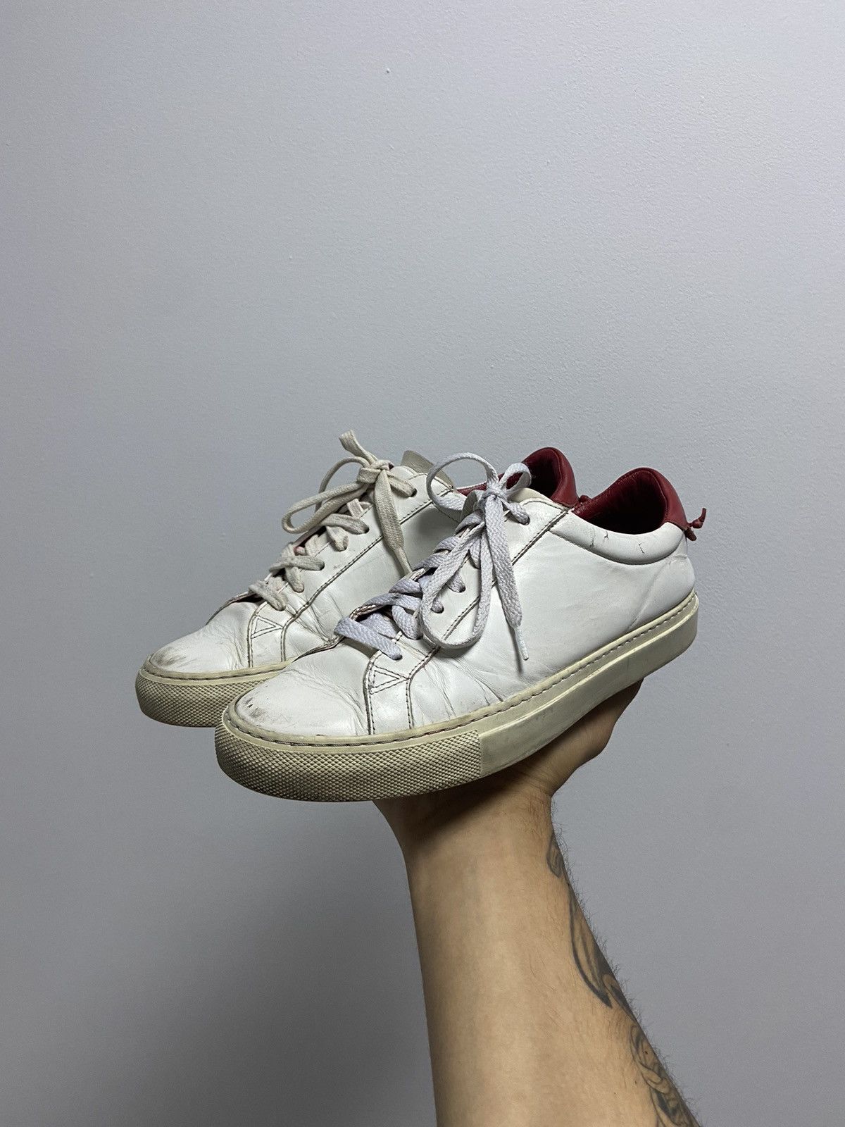 Givenchy × Vintage Givenchy Leather Vintage Shoes Low Sneakers Womans Size US 9 / IT 39 - 1 Thumbnail