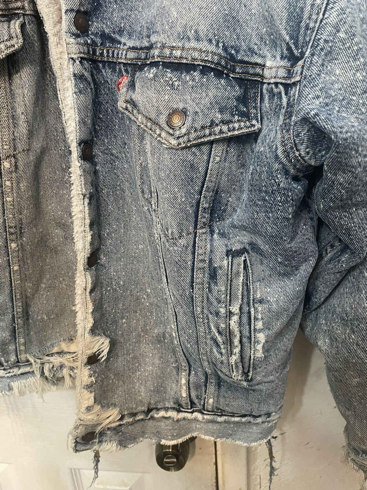 Levi's Vintage Clothing Levis Denim Sherpa Jacket San Francisco Size US S / EU 44-46 / 1 - 5 Thumbnail