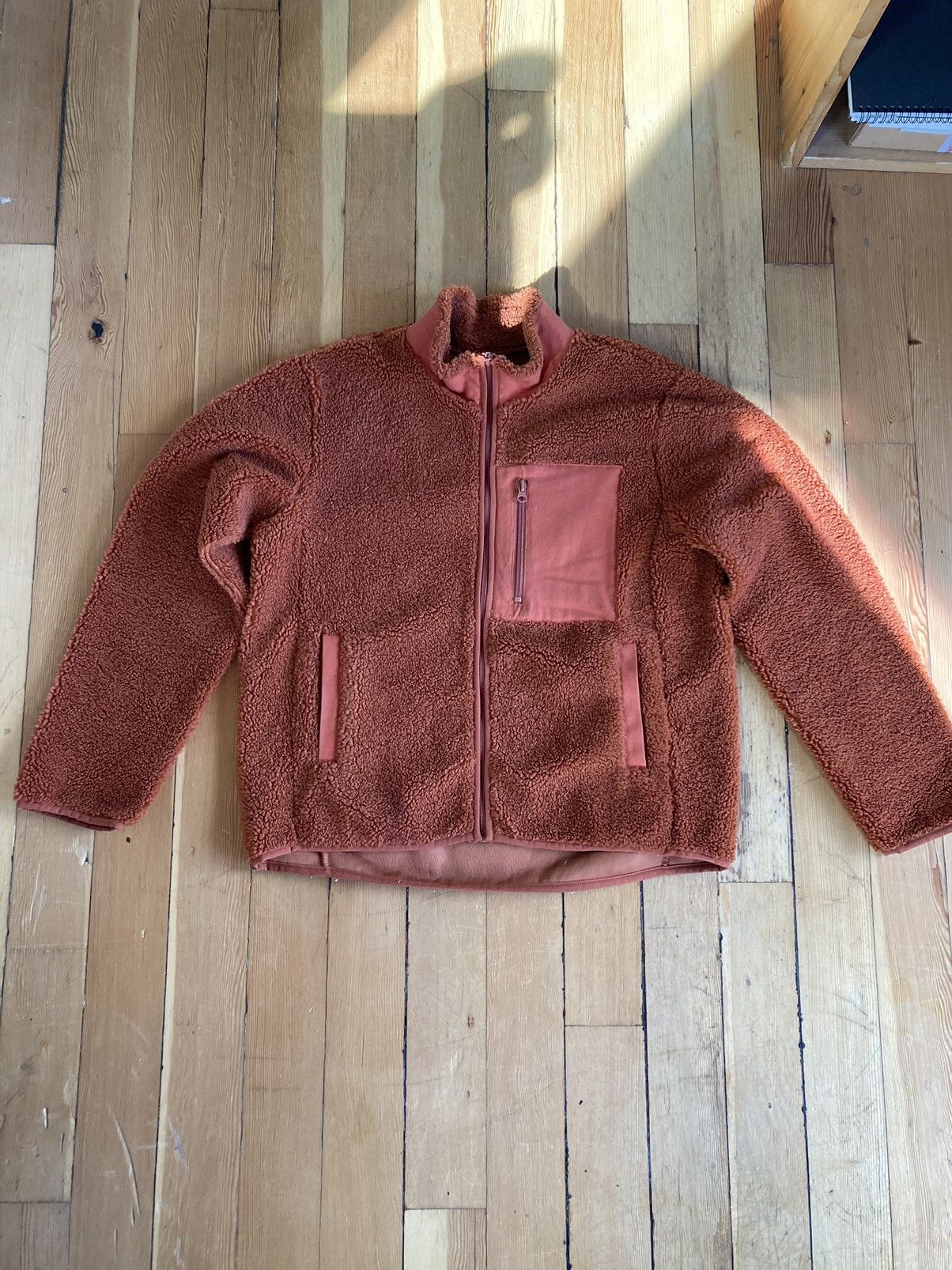image of Ymc Burnt Orange Fleece, Women's (Size Small)
