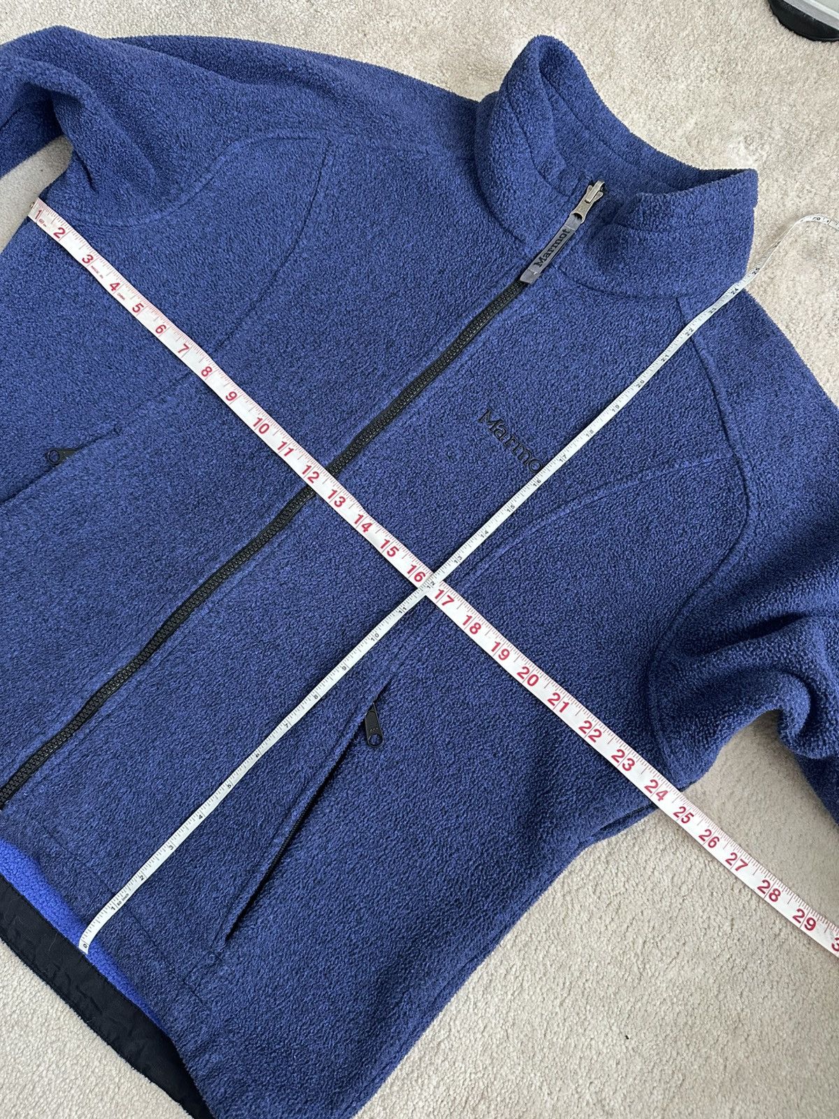 Marmot × Vintage Vintage 90s Marmot Deep Pile Fleece Full Zip Jacket Sweater Size L / US 10 / IT 46 - 6 Thumbnail