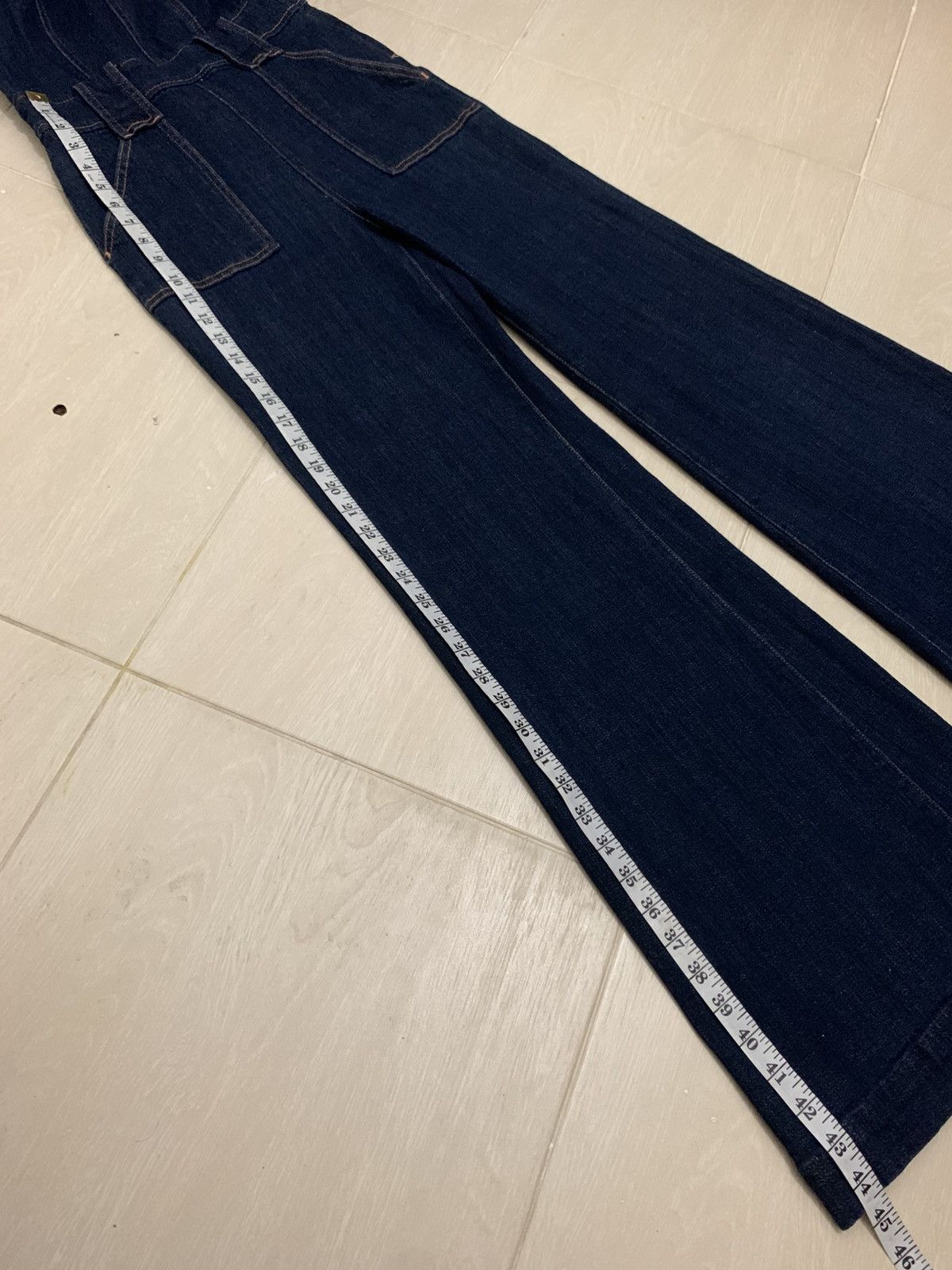 7 For All Mankind 7 FOR ALL MANKIND Denim Jumpsuit Size 26" / US 2 / IT 38 - 16 Thumbnail