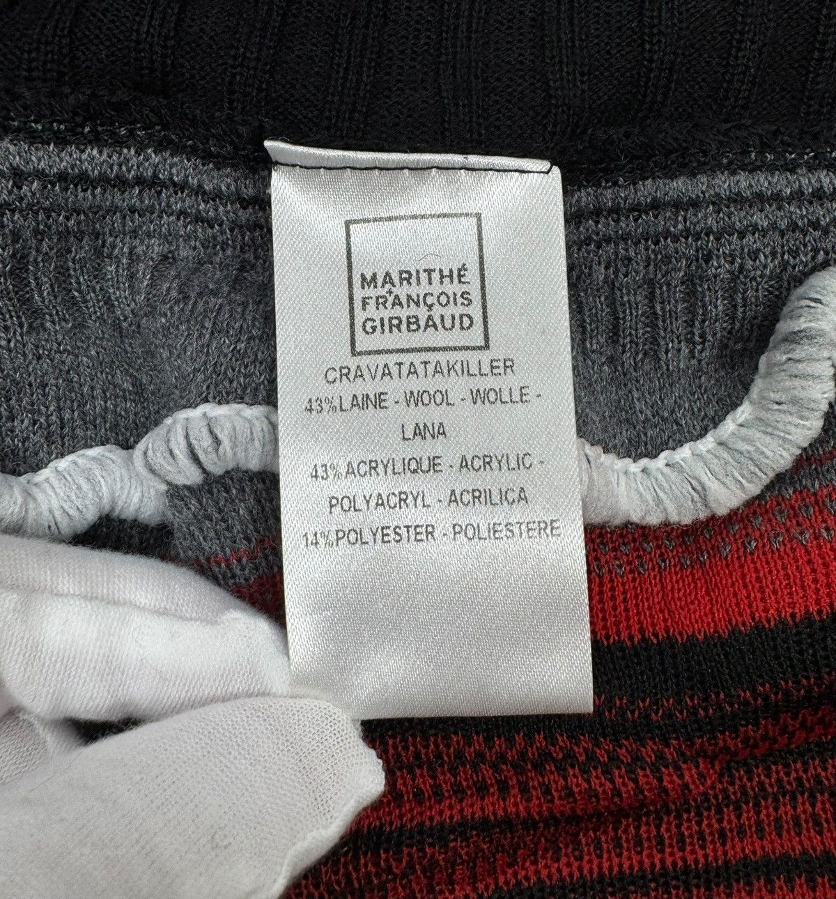 Marithe + Francois Girbaud Marithe Francois Girbaud Wool Cardigan Ribbed Asymmetrical 3 Size L / US 10 / IT 46 - 12 Thumbnail