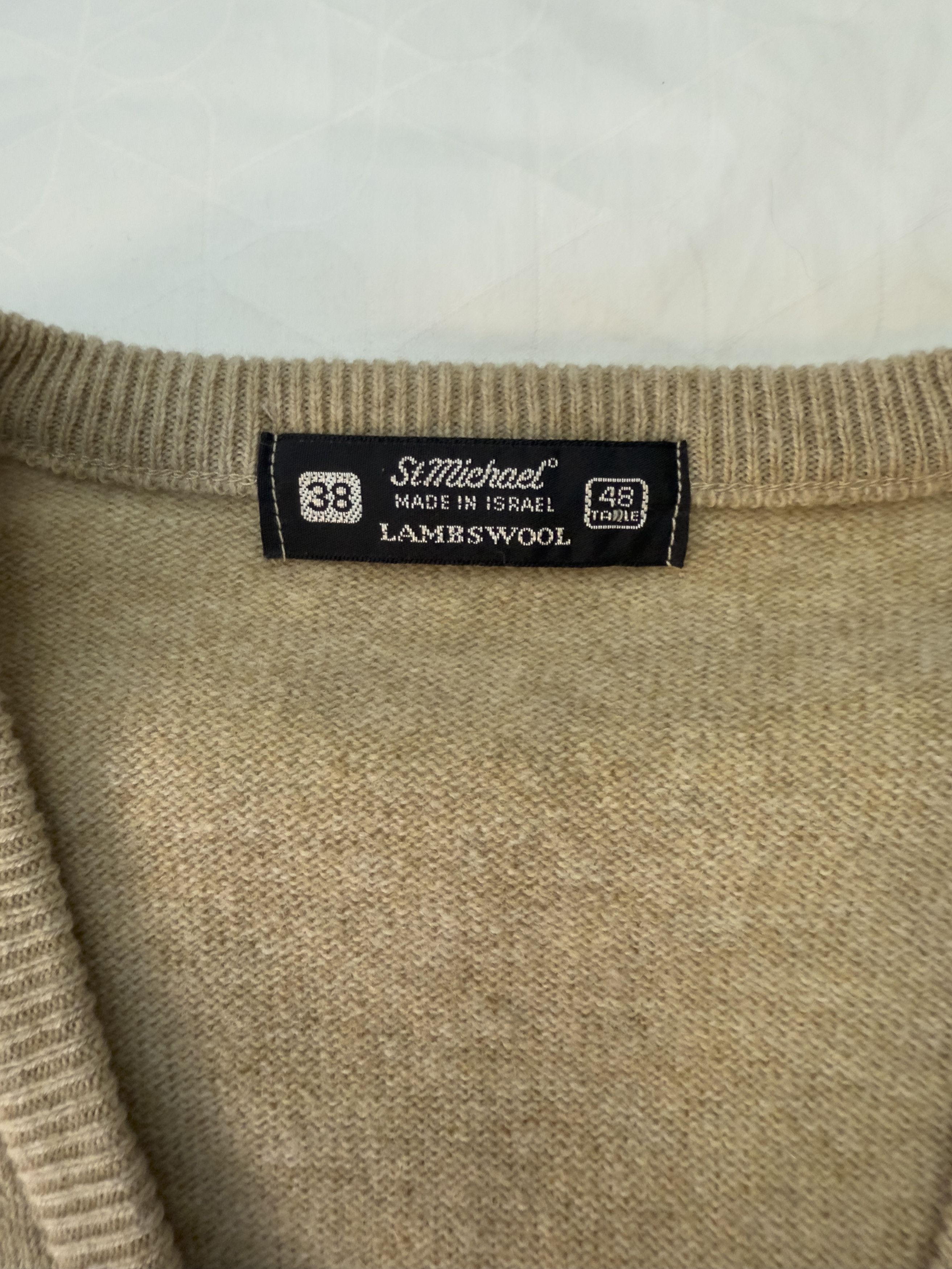 Other Vintage St. Michael Lambswool Argyle Sweater Vest Size US M / EU 48-50 / 2 - 3 Thumbnail