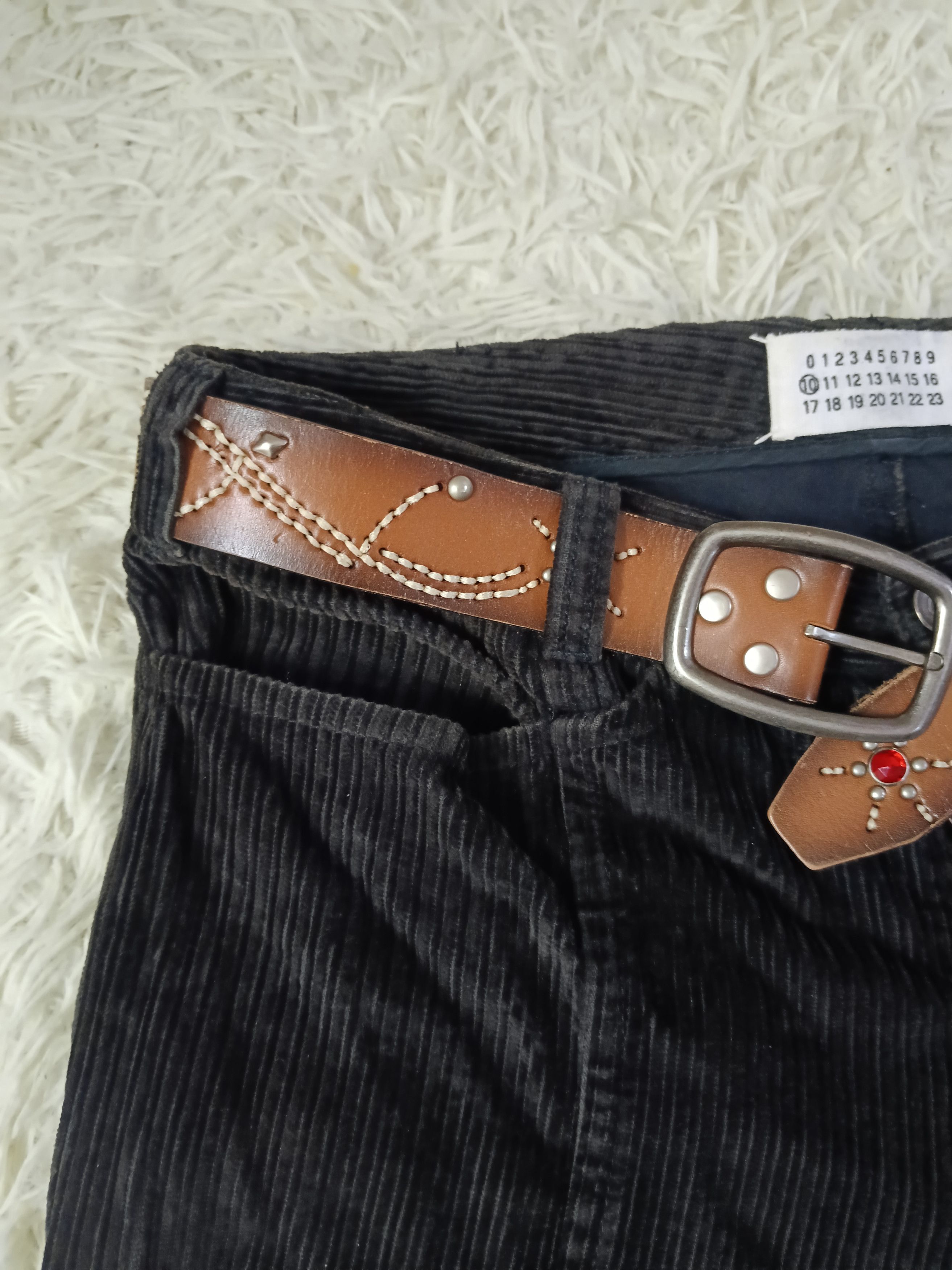 Hawk HAWK COMPANY STUDD LEATHER BELT Size ONE SIZE - 3 Thumbnail