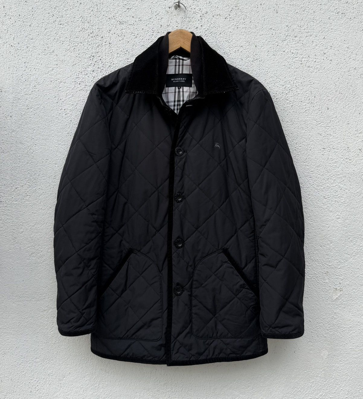 Burberry Burberry Black Label Diamond Corduroy Collar Quilted Jacket Size US M / EU 48-50 / 2 - 4 Thumbnail