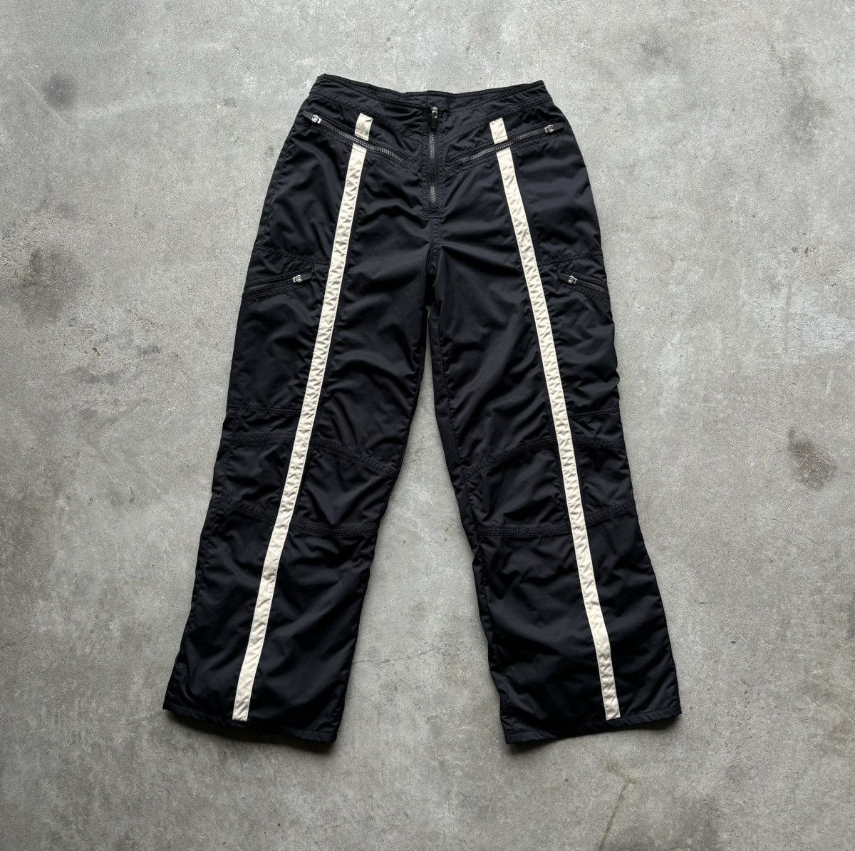 Obermeyer × Vintage vintage Y2K OBERMEYER Baggy Ski Striped Cargo Skiing Pants Size 30" / US 8 / IT 44 - 1 Thumbnail