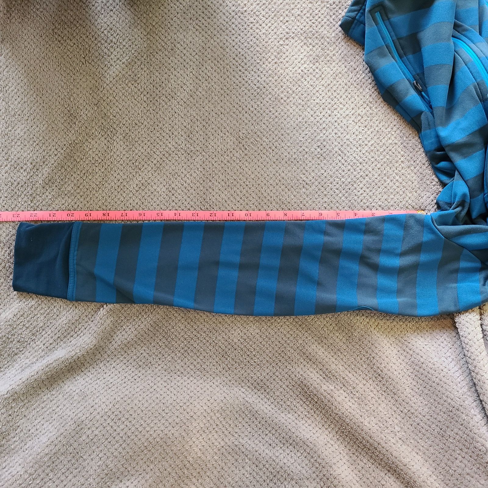 Mammut Mammut Blue & Navy Striped Turtleneck Jacket L, Women's Size L / US 10 / IT 46 - 20 Thumbnail