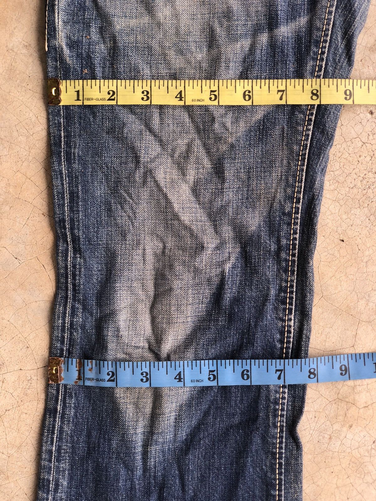 Edwin × Japanese Brand 🔥EDWIN BLUE TRIP BOOTCUT DENIM JEANS Size US 31 - 15 Thumbnail