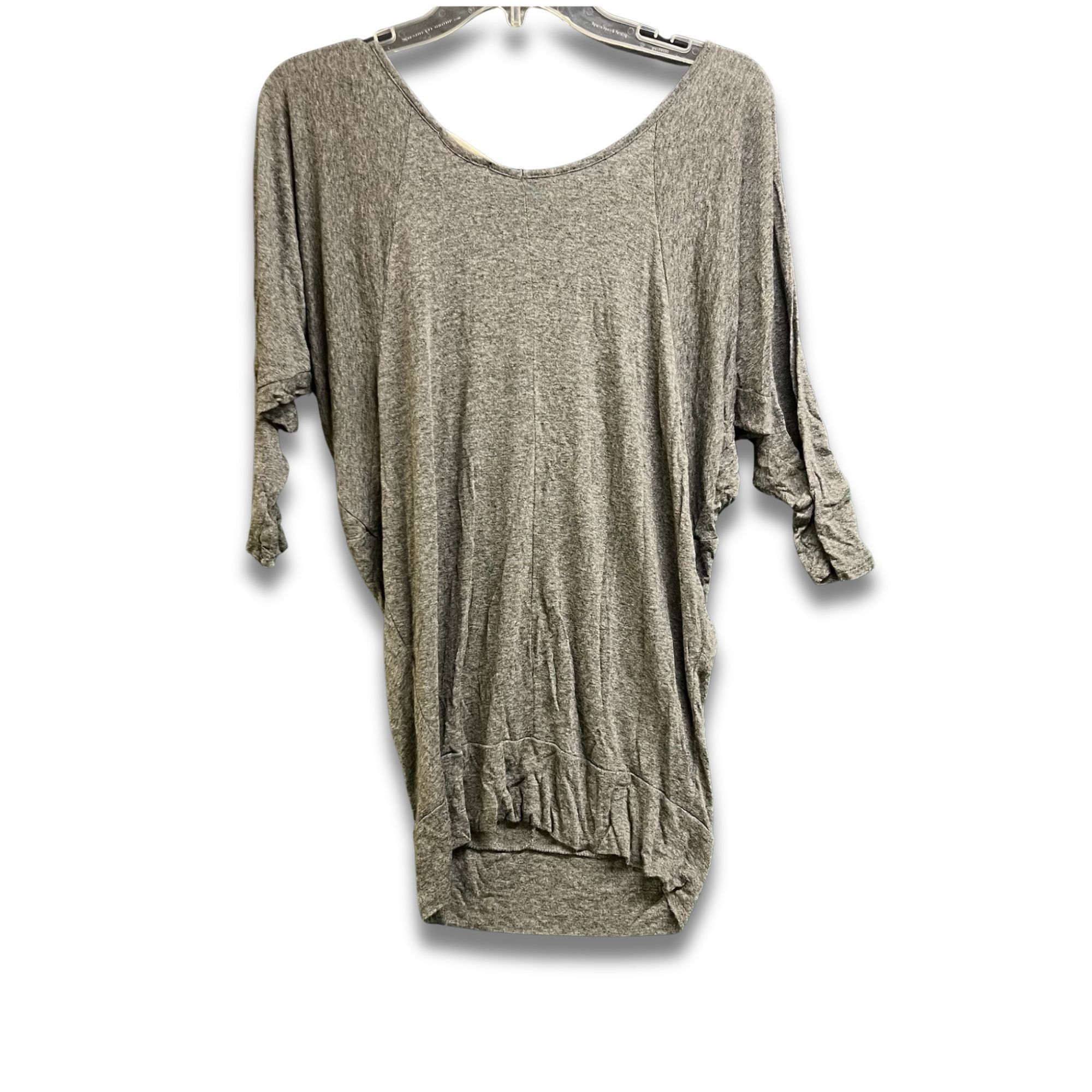 Other AMBER BLUE Gray Tunic Sweater 3/4 Sleeve Lightweight Rayon B Size M / US 6-8 / IT 42-44 - 3 Thumbnail