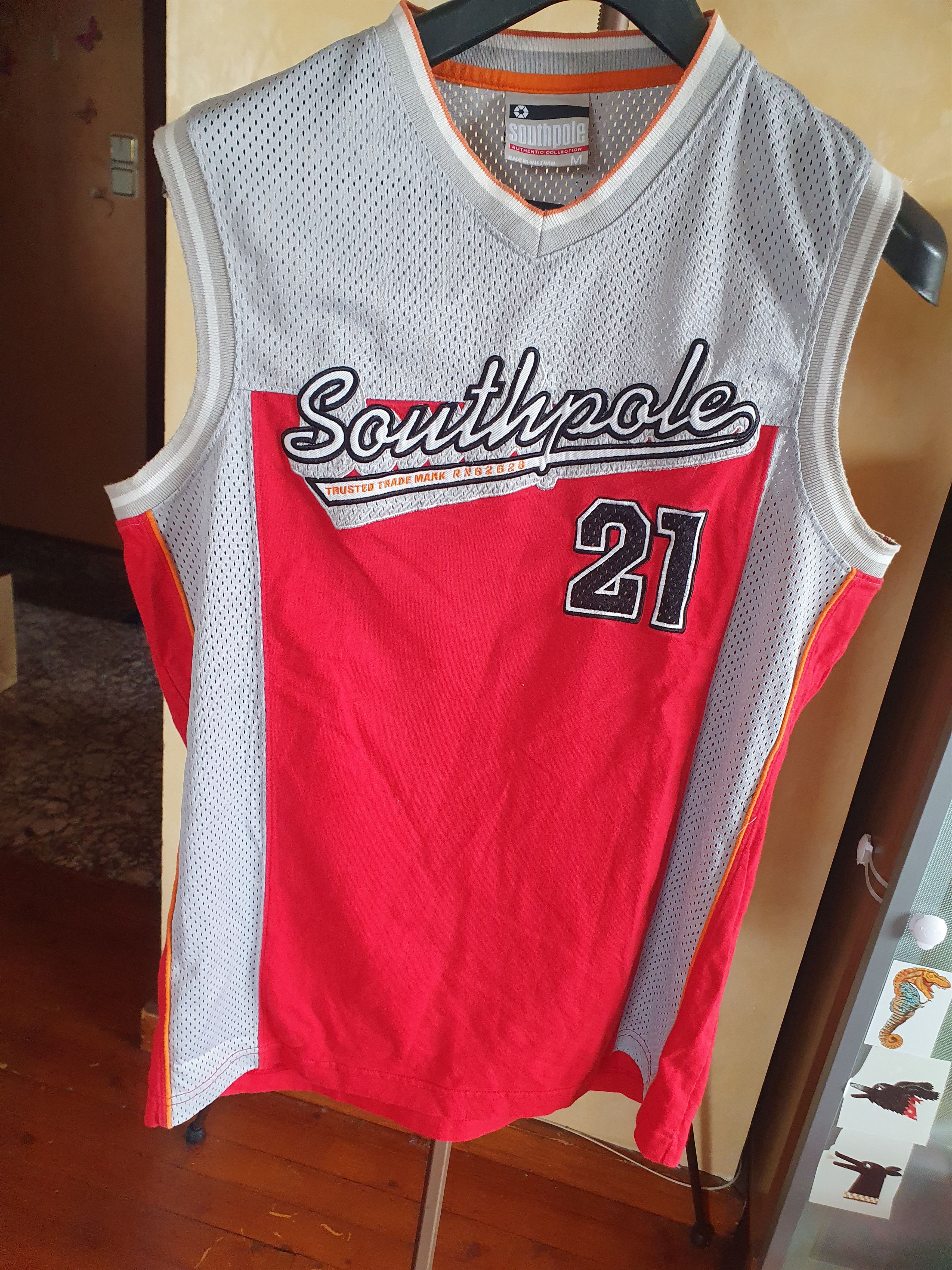 Southpole × Vintage Southpole Jersey Tank Top #21 Vintage Y2K sz M Size US M / EU 48-50 / 2 - 2 Thumbnail