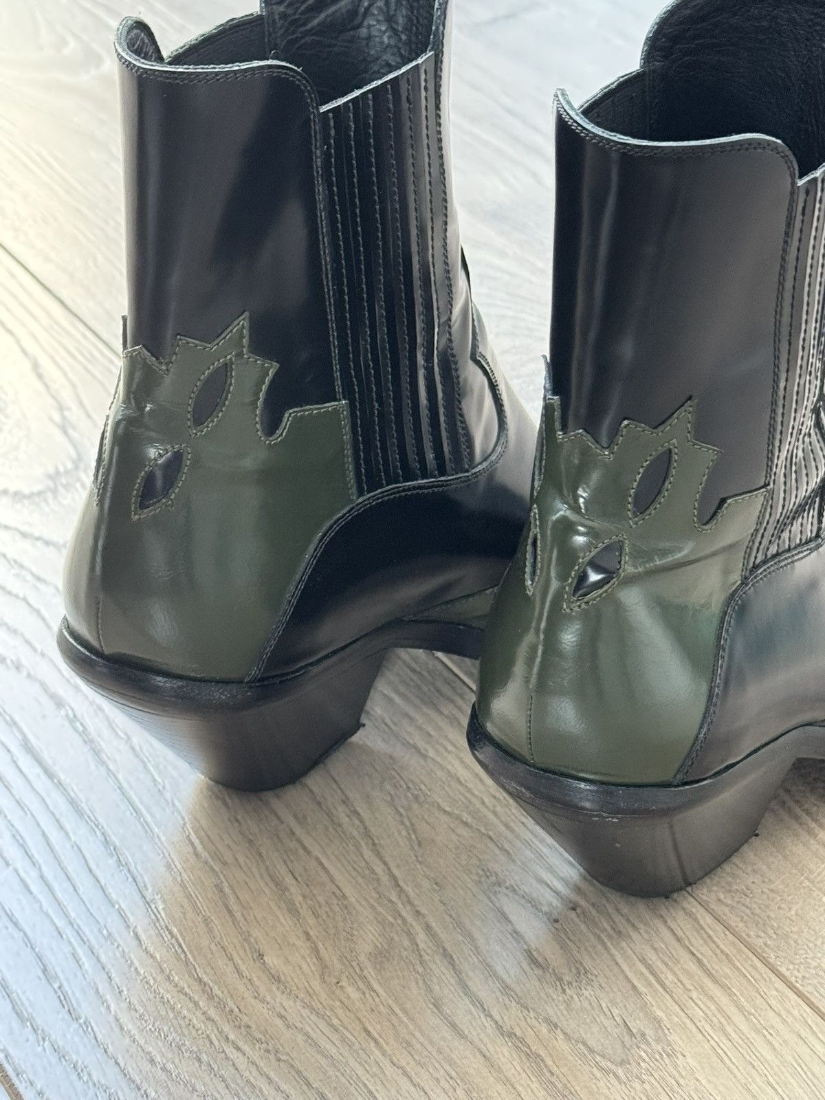 Enfants Riches Deprimes FW20 Midnight Cowboy Western Leather Boots Size US 7.5 / EU 40-41 - 8 Thumbnail