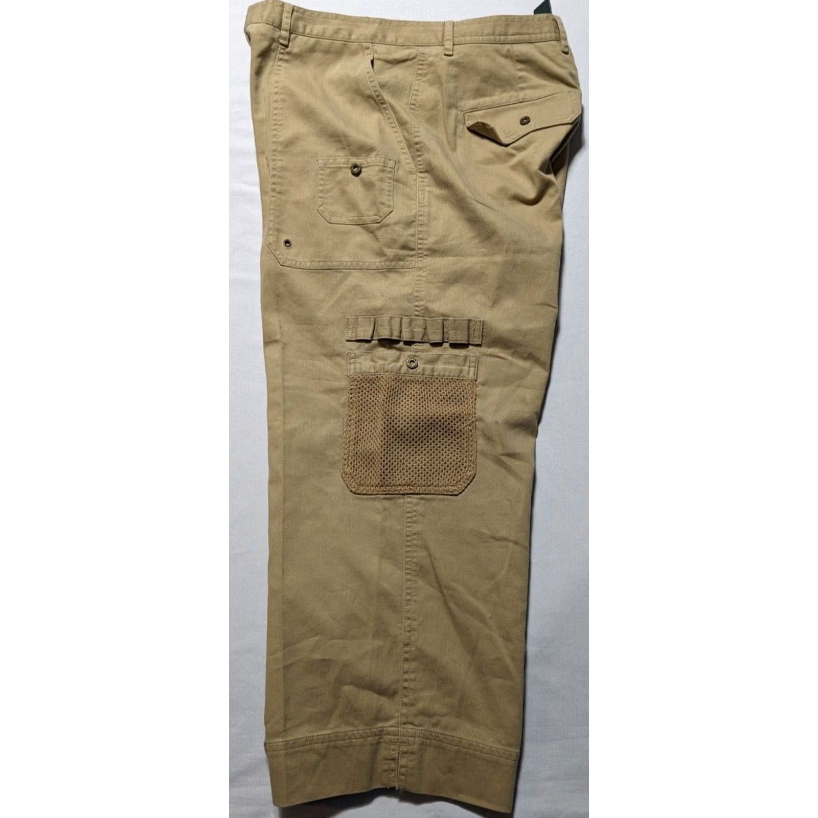 Ralph Lauren VTG LAUREN RALPH LAUREN Safari Women 12 Khaki Cotton Cropped Cargo Hunting Pants Size 34" / US 12 / IT 48 - 6 Thumbnail
