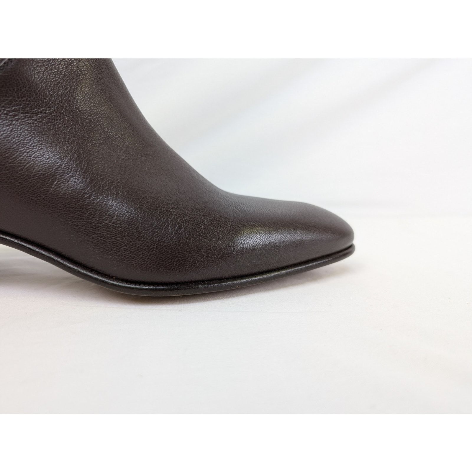 Gucci o1rshd1 Men's Heeled Boots in Chocolate Size US 11.5 / EU 44-45 - 2 Thumbnail
