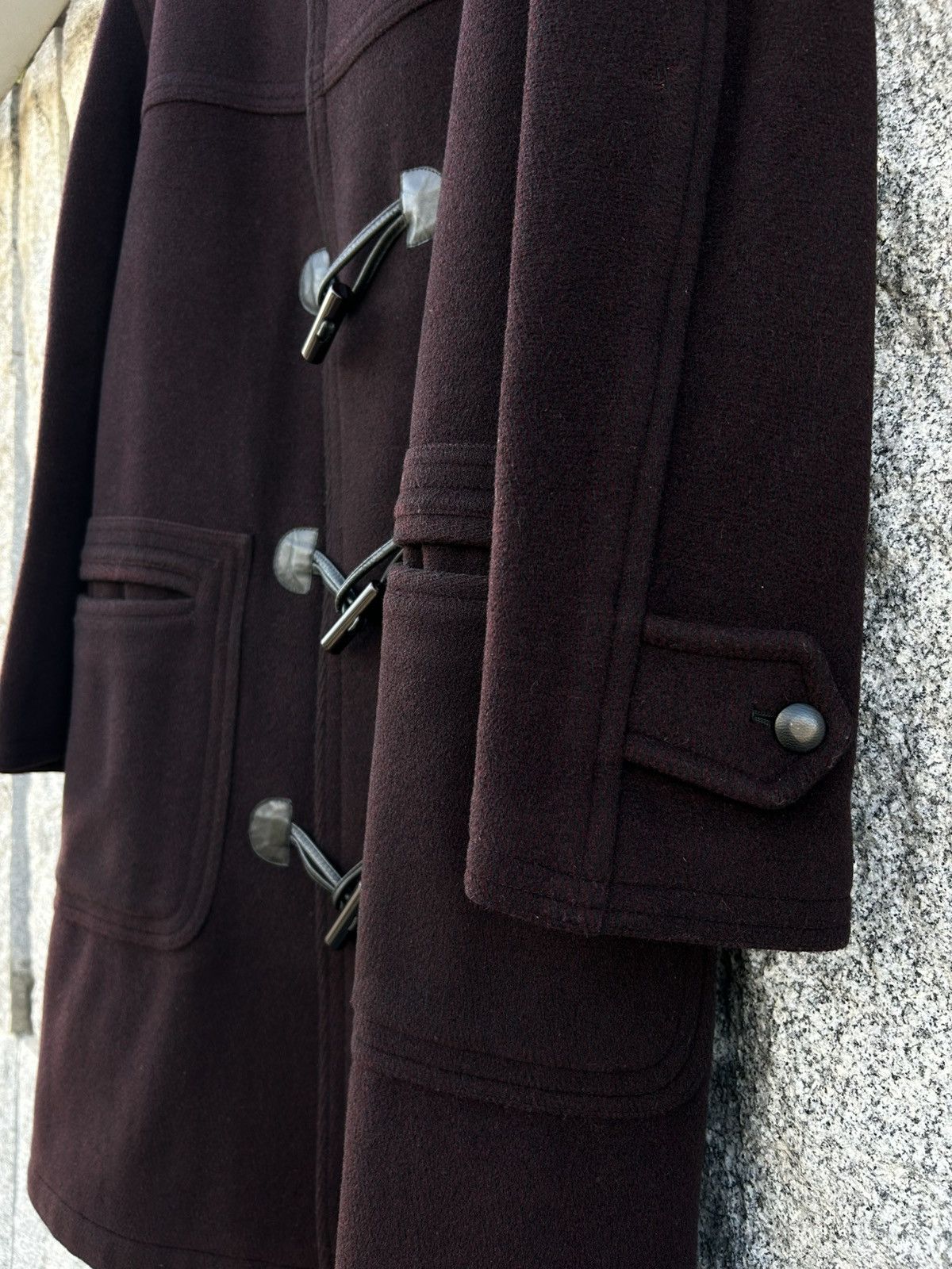 Pal Zileri Pal Zileri 1980s Arbiter Duffle Coat Bemberg Lined IT48 Size US L / EU 52-54 / 3 - 12 Thumbnail