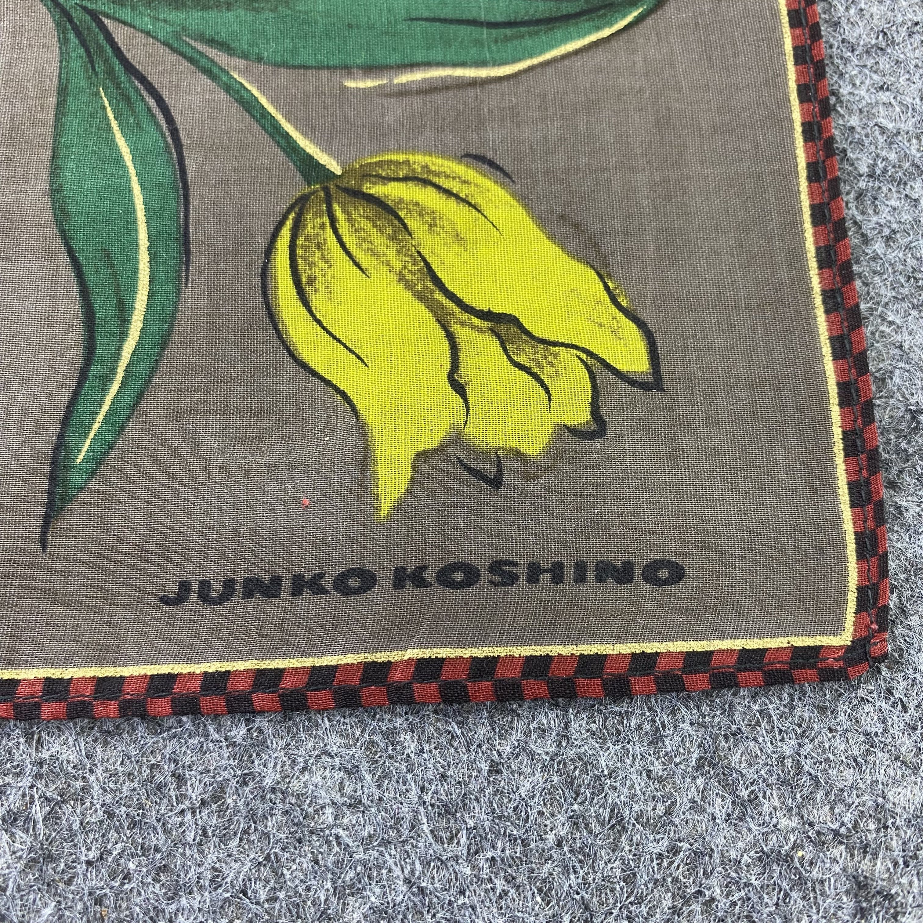 Japanese Brand Junko Koshino Handkerchief / Bandana / Neckerchief-B1232 Size ONE SIZE - 5 Thumbnail