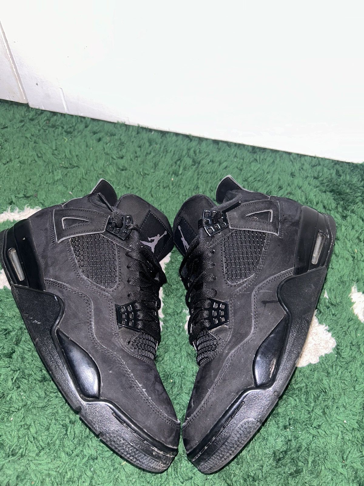 Jordan Brand Jordan 4 black cat size 9.5 Preowned no box Size US 9.5 / EU 42-43 - 2 Thumbnail