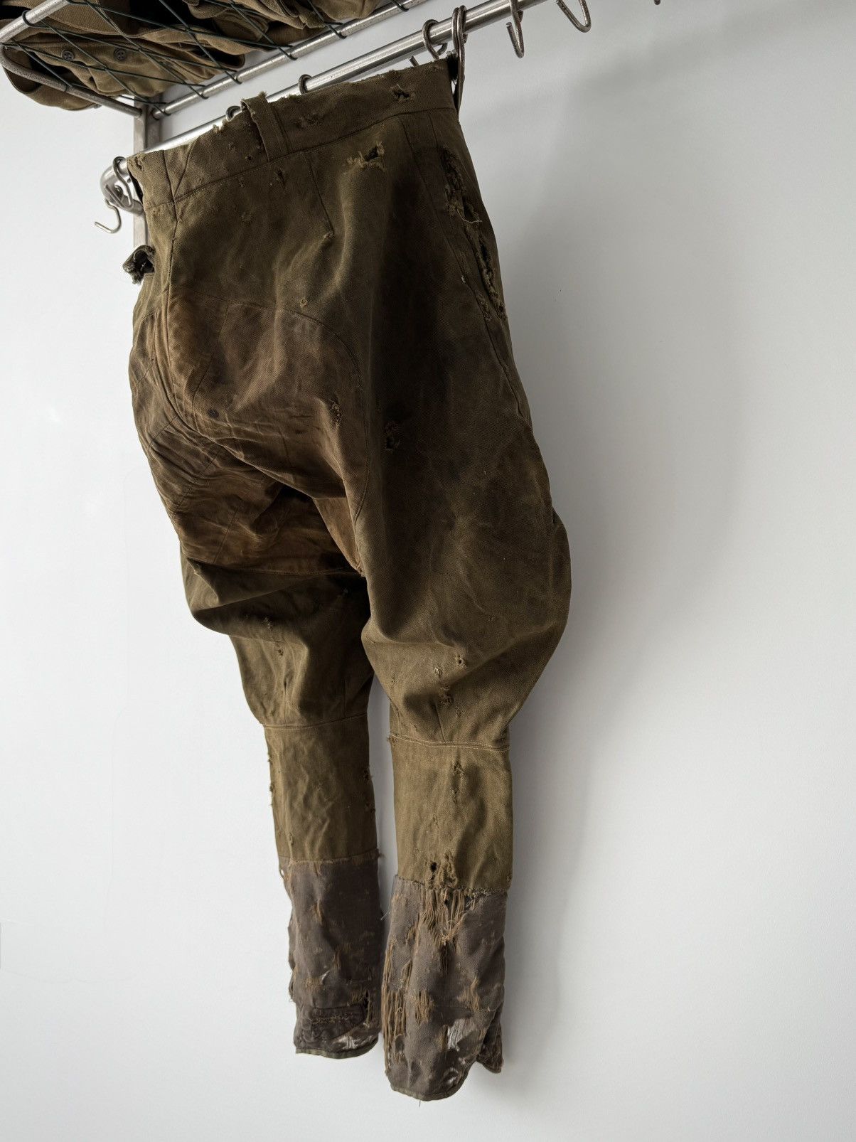 Vintage Vintage WW2 European Army Riding Boro Thrashed Breeches Size US 30 / EU 46 - 7 Thumbnail