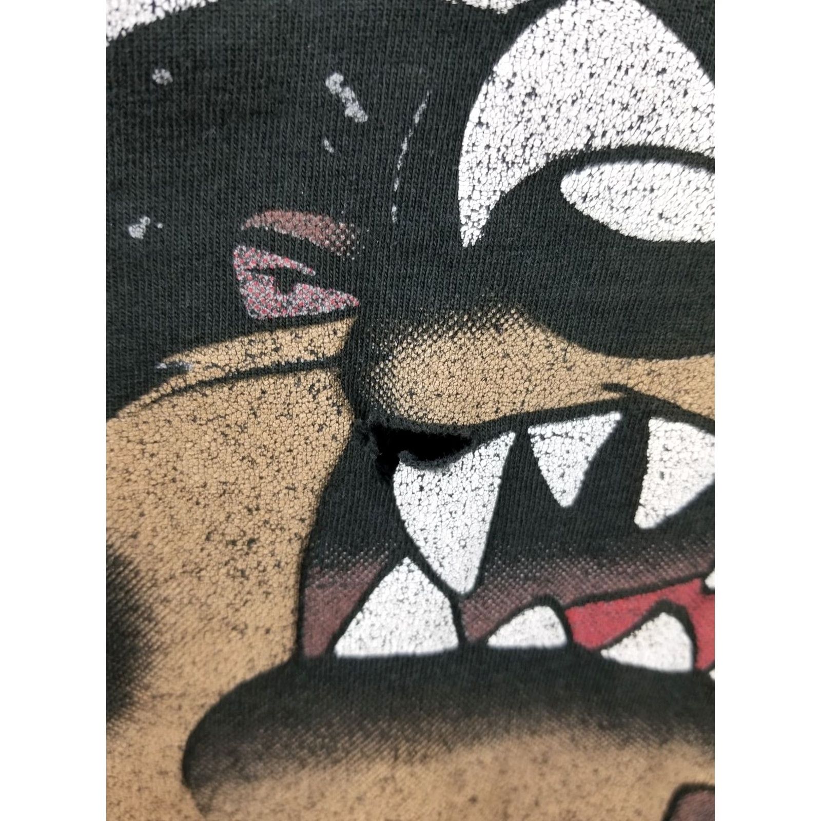 Vintage VINTAGE Looney Tunes TAZ WARNER BROS BLACK SINGLE STITCH T-SHIRT XLARGE Mens T-Shirt XL Black Vintage 90s 96' TAZ Size US XL / EU 56 / 4 - 3 Thumbnail