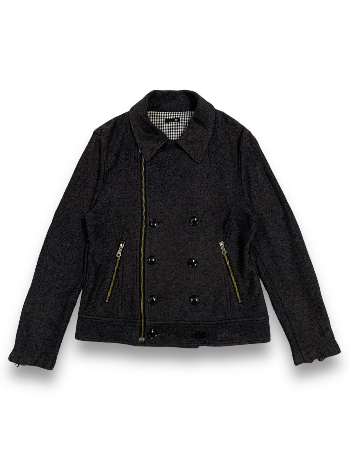 14th Addiction Japanese Brand Full Zip Double Breast Punk Biker Jacket Size US S / EU 44-46 / 1 - 1 Thumbnail