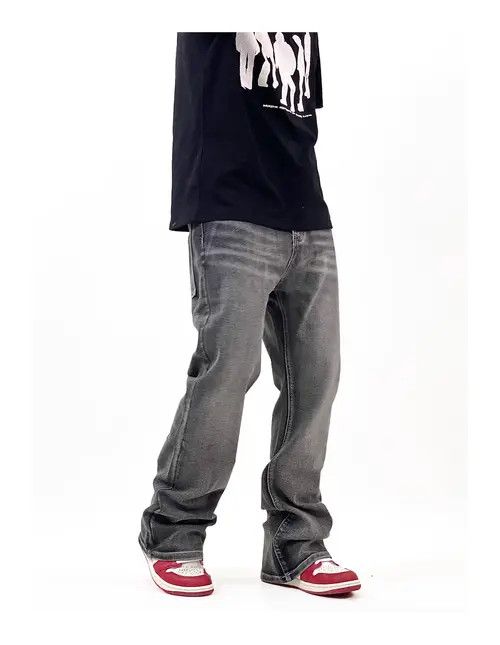 VIBE washed faded skate flared jeans Size US 32 / EU 48 - 7 Thumbnail