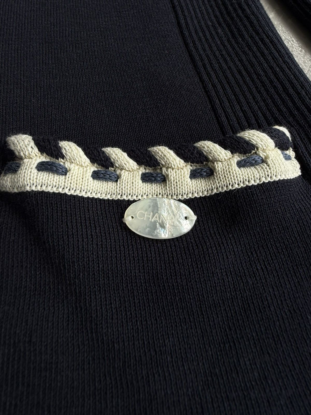 Chanel Chanel - Knit Zip Up Jacket Size XS / US 0-2 / IT 36-38 - 5 Thumbnail