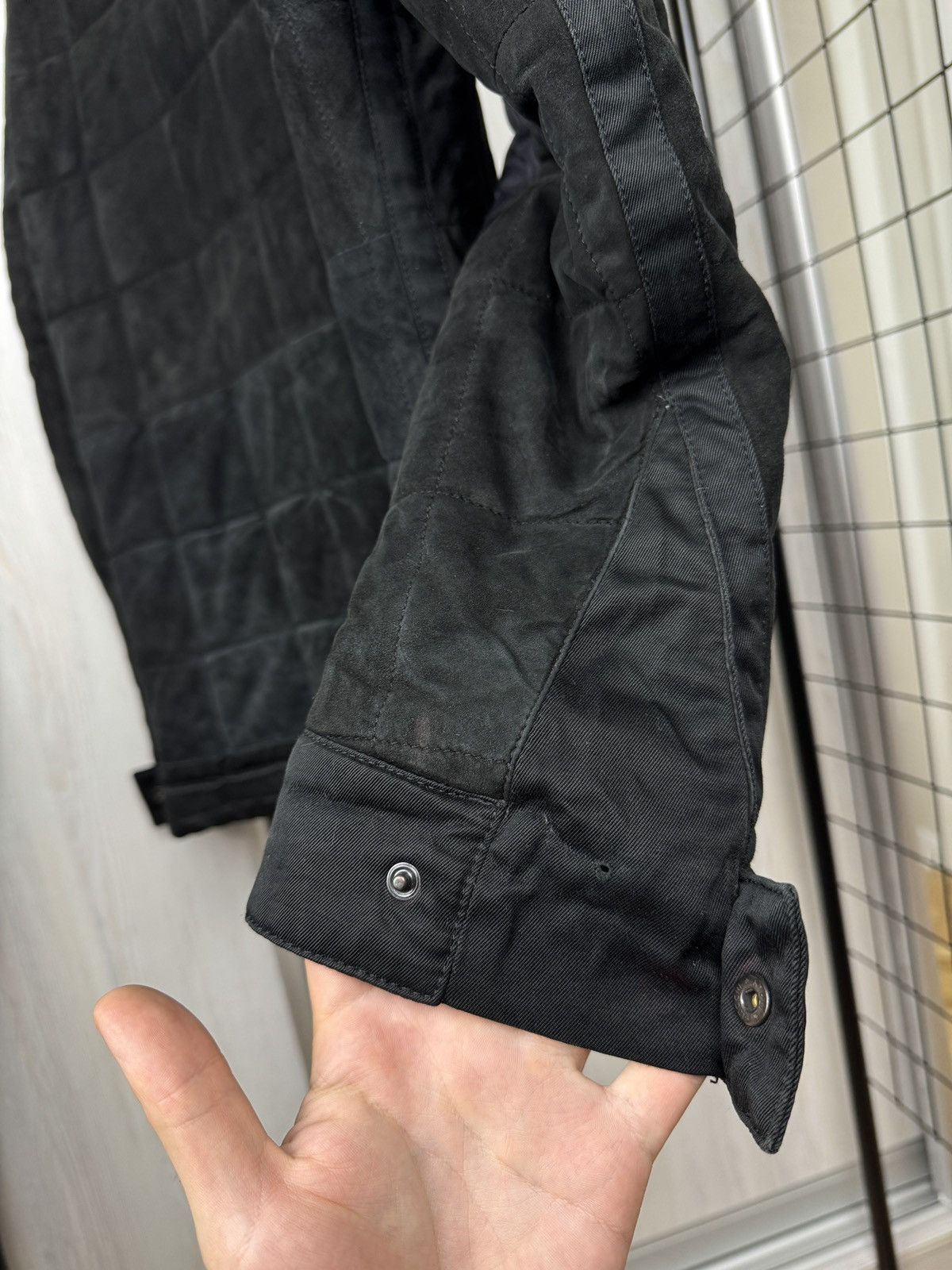 Yves Saint Laurent Yves Saint Laurent Rive Gauche leather suede biker jacket Size US L / EU 52-54 / 3 - 16 Thumbnail