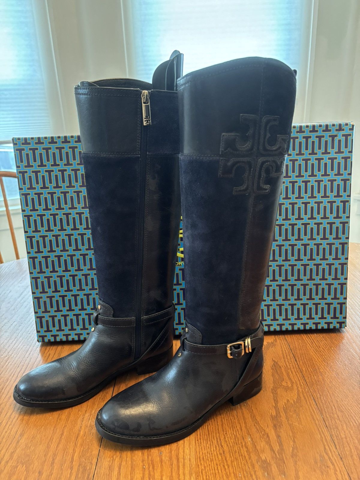 Tory Burch Tory Burch Lizzie 35mm Riding Boots Size US 5.5 / IT 35.5 - 1 Thumbnail