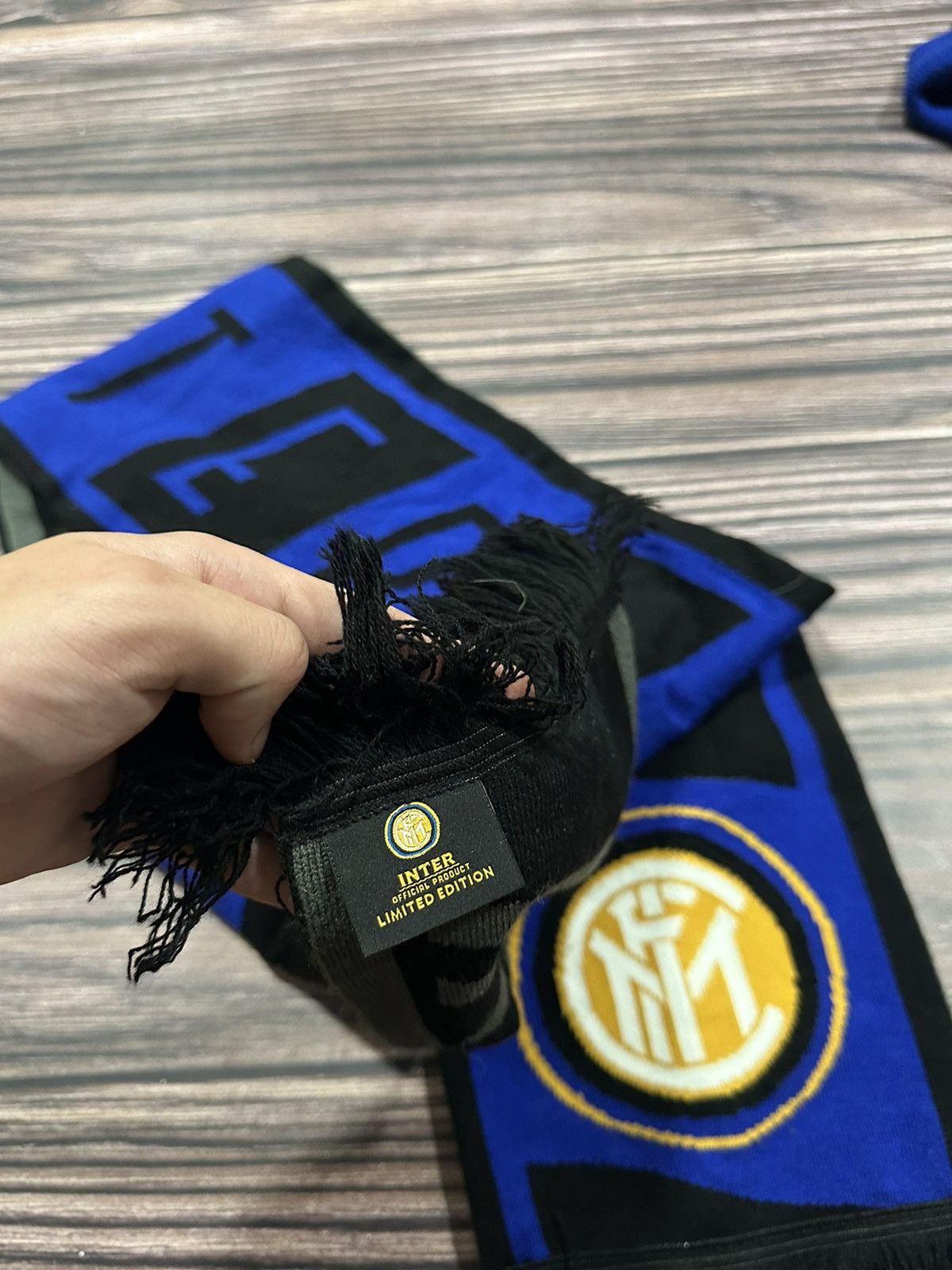Vintage Vintage F.C Internazionale Scarf+hat Size ONE SIZE - 8 Thumbnail