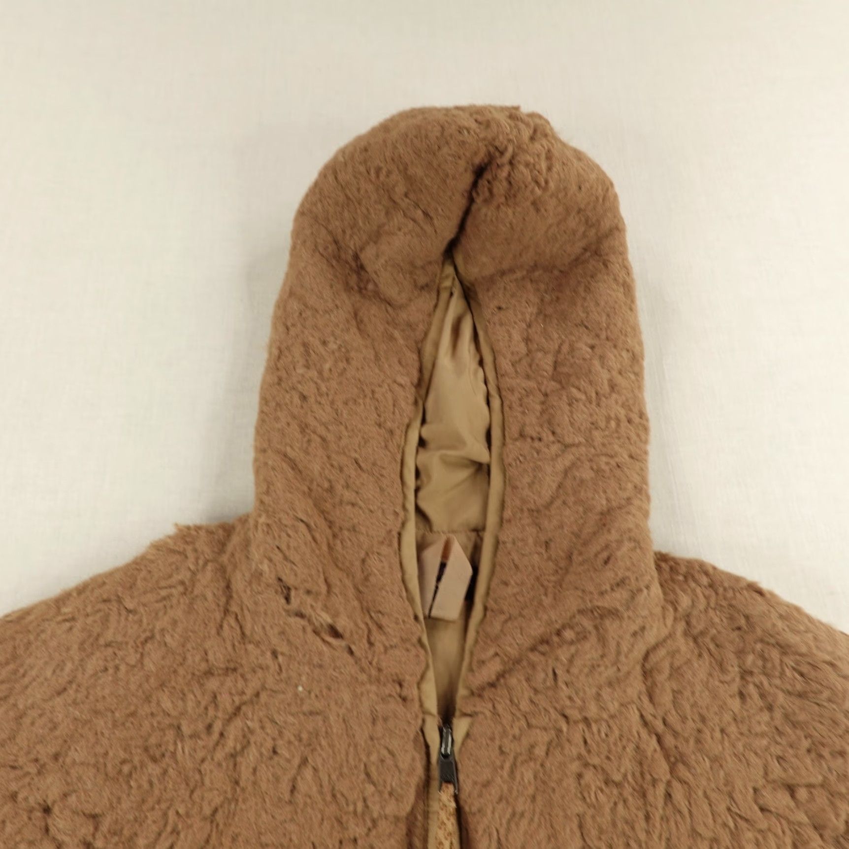 Patagonia Patagonia Vest Womens Medium Brown Lunar Frost Faux Fur Hooded Full Zip Fleece Size M / US 6-8 / IT 42-44 - 2 Thumbnail