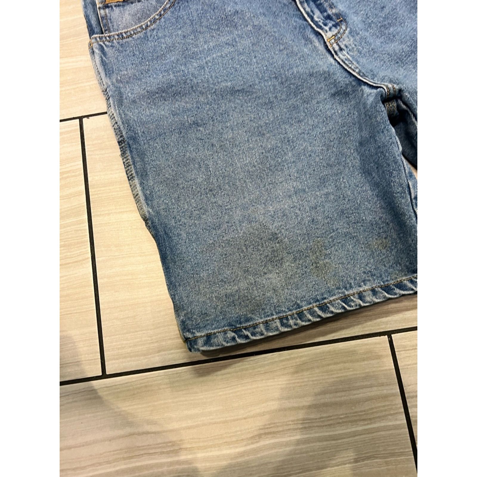 SCHMIDT Vintage Schmidt Workwear Carpenter Denim Jean shorts Size US 38 / EU 54 - 3 Thumbnail