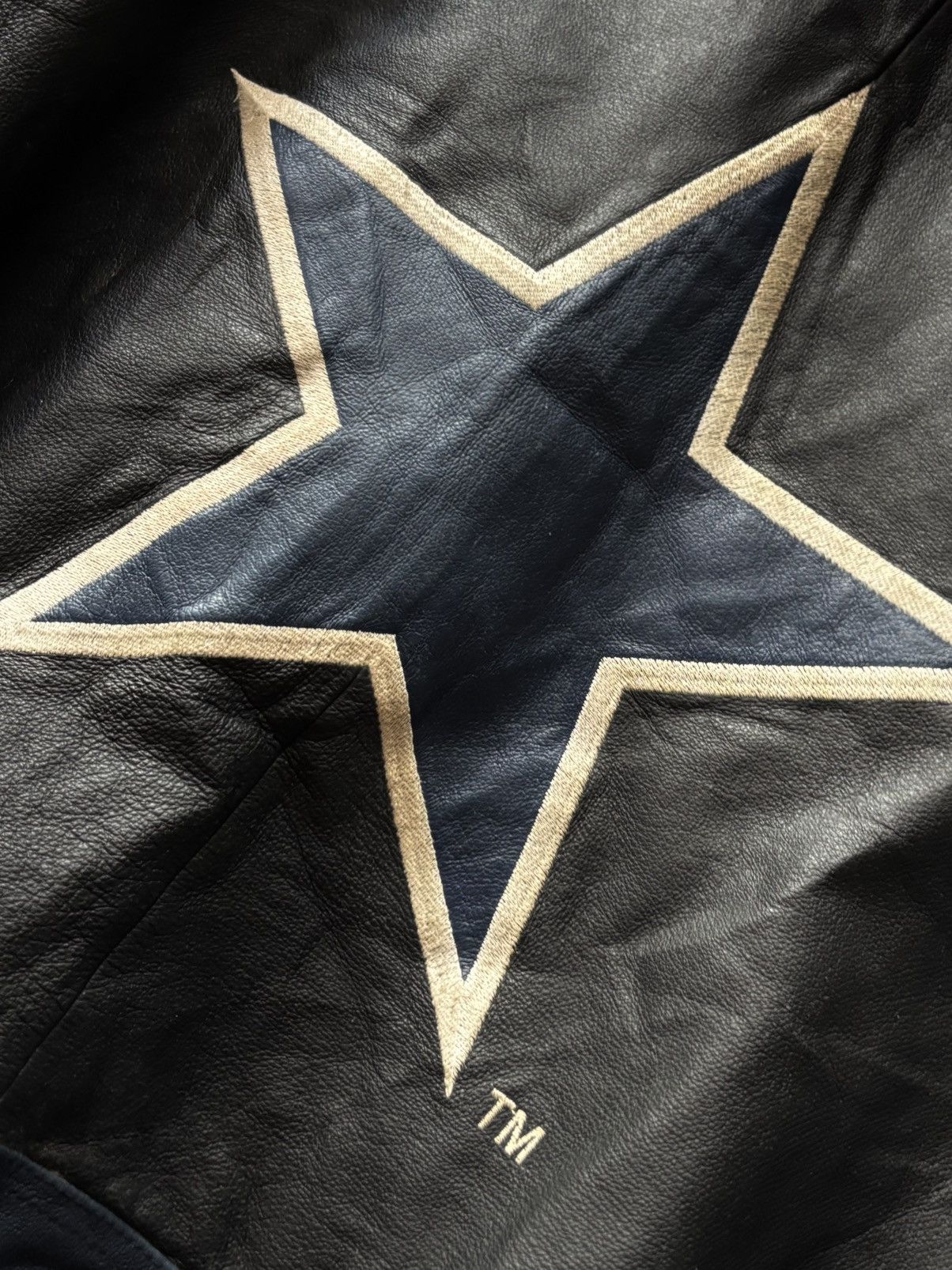 NFL Vintage 90's NFL Cowboys Leather Jacket Size US M / EU 48-50 / 2 - 10 Thumbnail